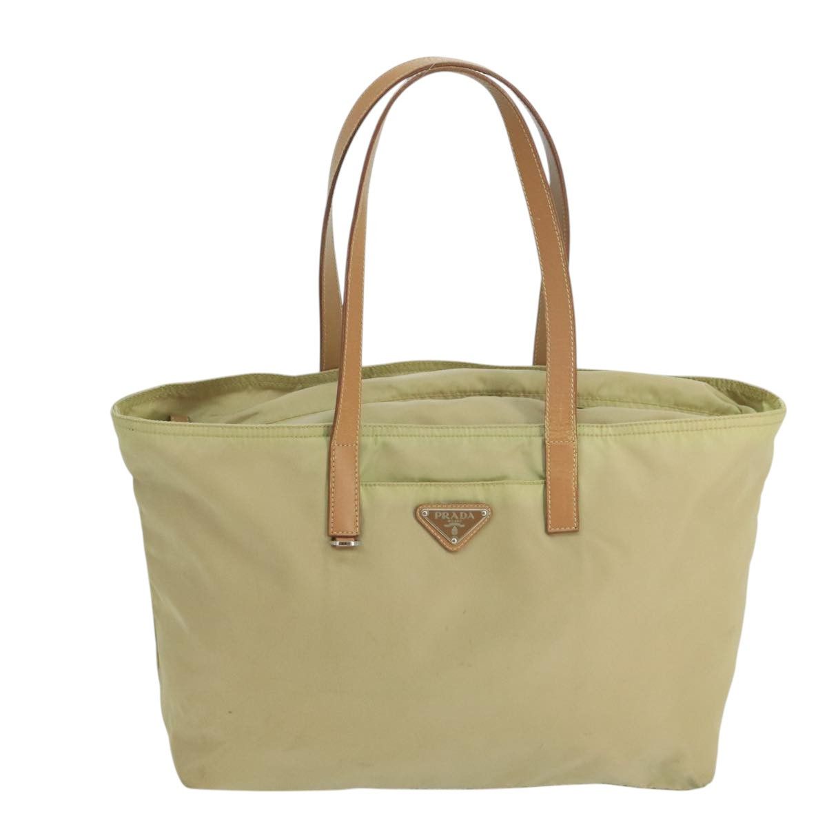 Prada Re-Nylon Beige Synthetic Tote Bag (Pre-Owned) Size ONE SIZE - 1 Thumbnail