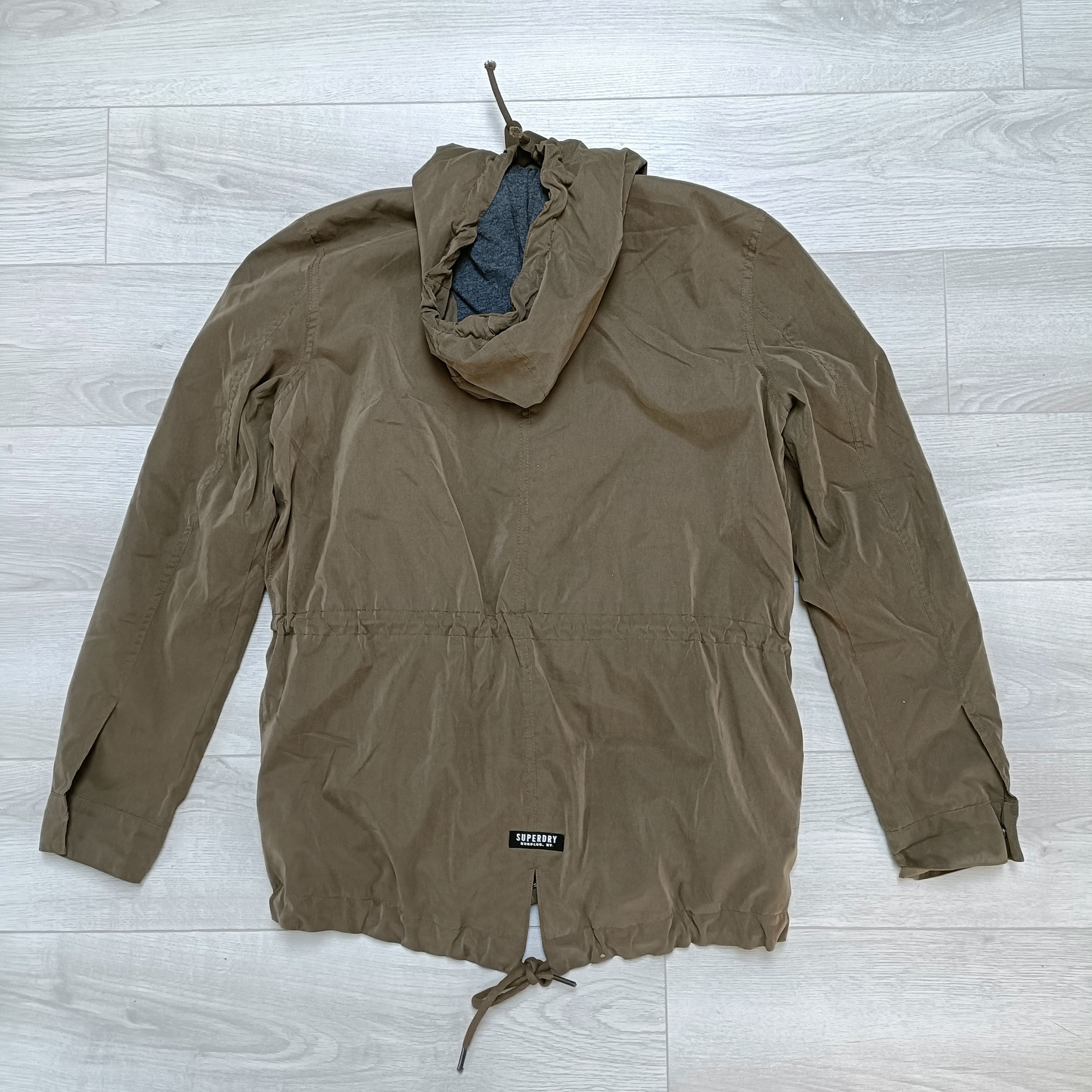 Superdry Men's Khaki Full Zip Parka ! Size US M / EU 48-50 / 2 - 5 Thumbnail