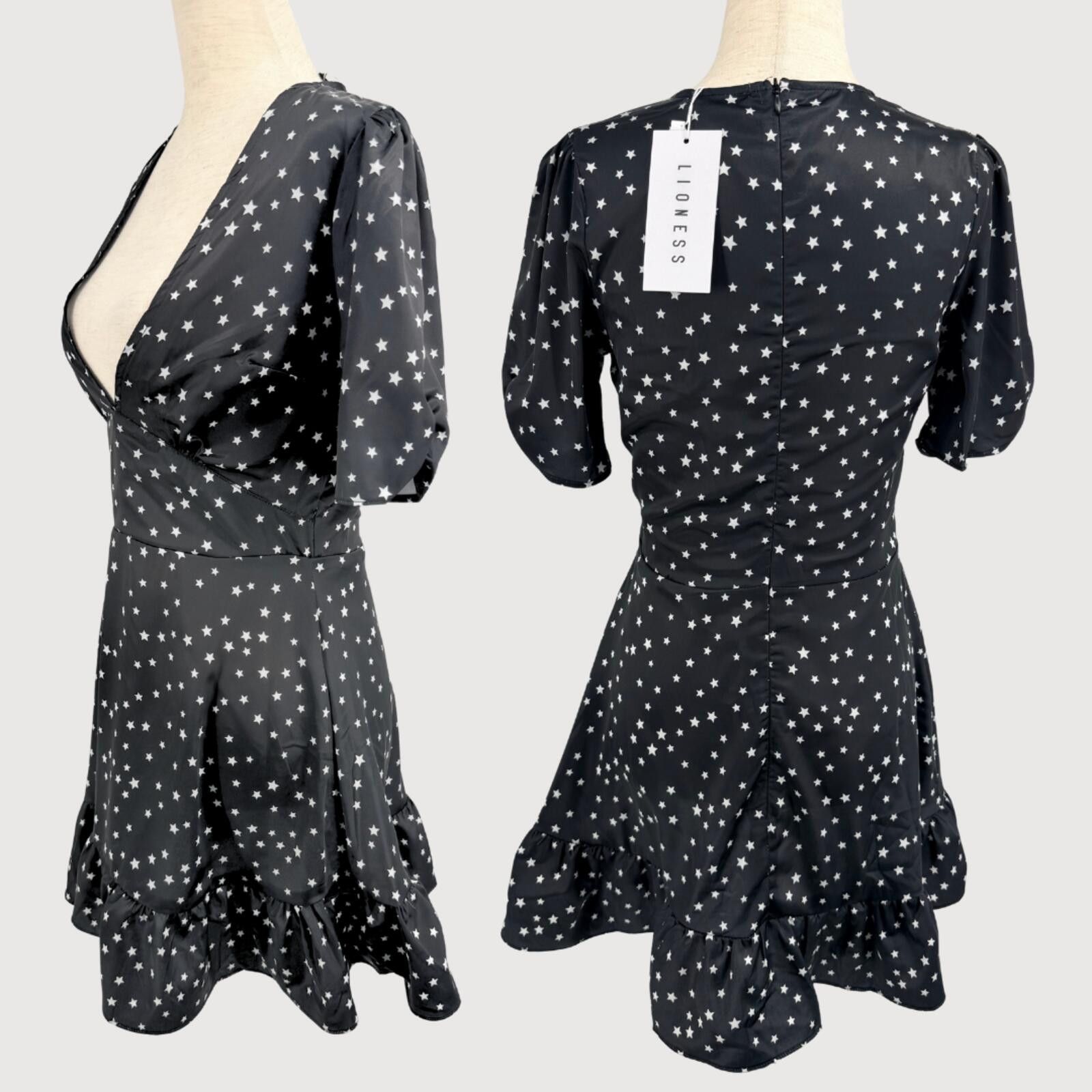 Lioness Lioness Hermoso Stars Mini Dress NWT Black S Size S / US 4 / IT 40 - 3 Thumbnail