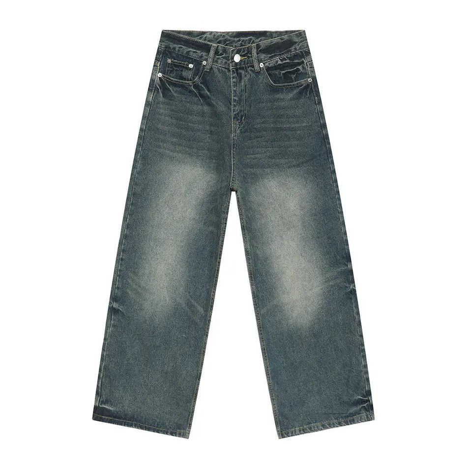 Japanese Brand Retro loose wide leg high street jeans Size US 32 / EU 48 - 6 Thumbnail
