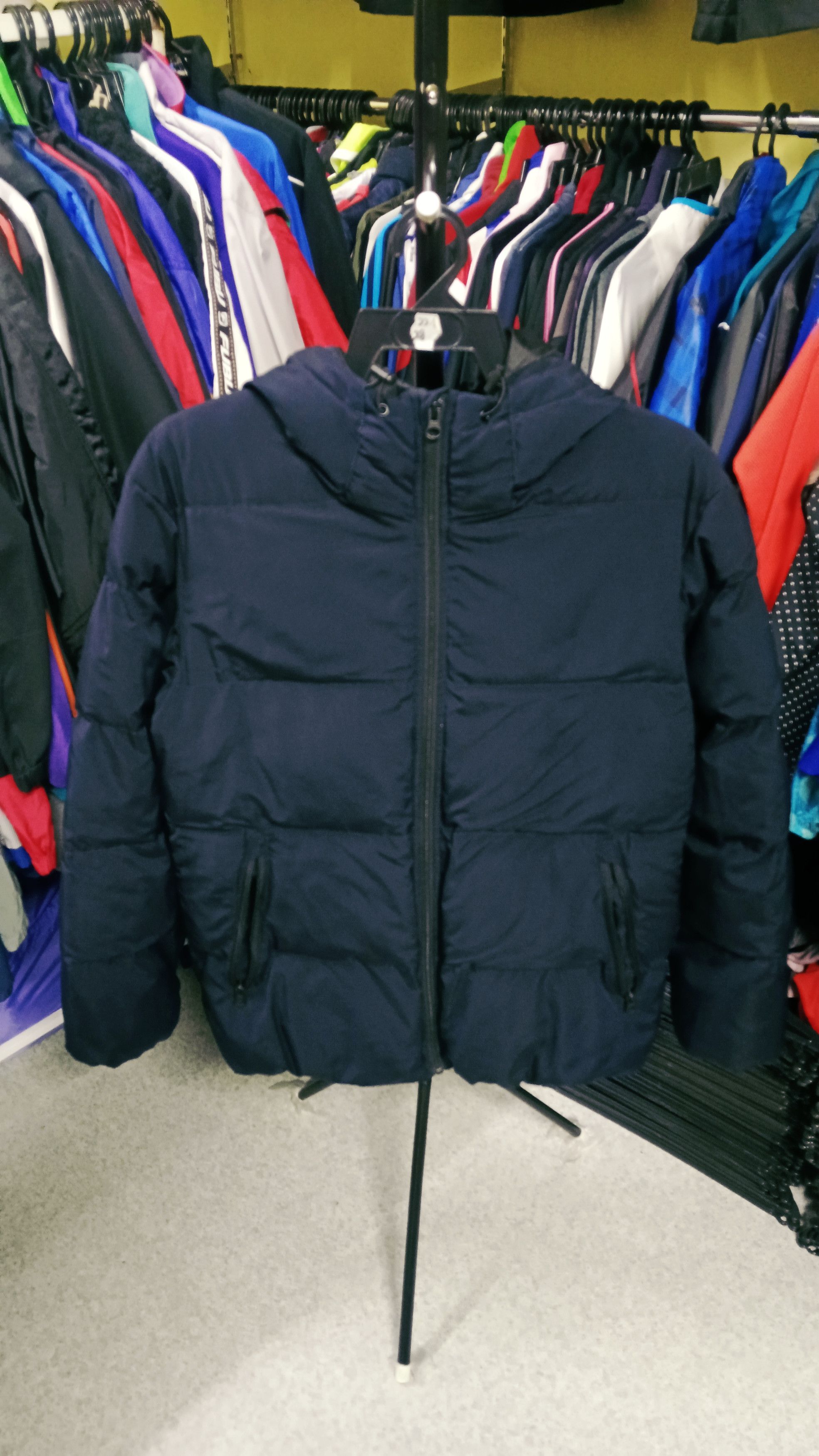 GU GU Navy Blue Padded Jacket Size US L / EU 52-54 / 3 - 1 Thumbnail