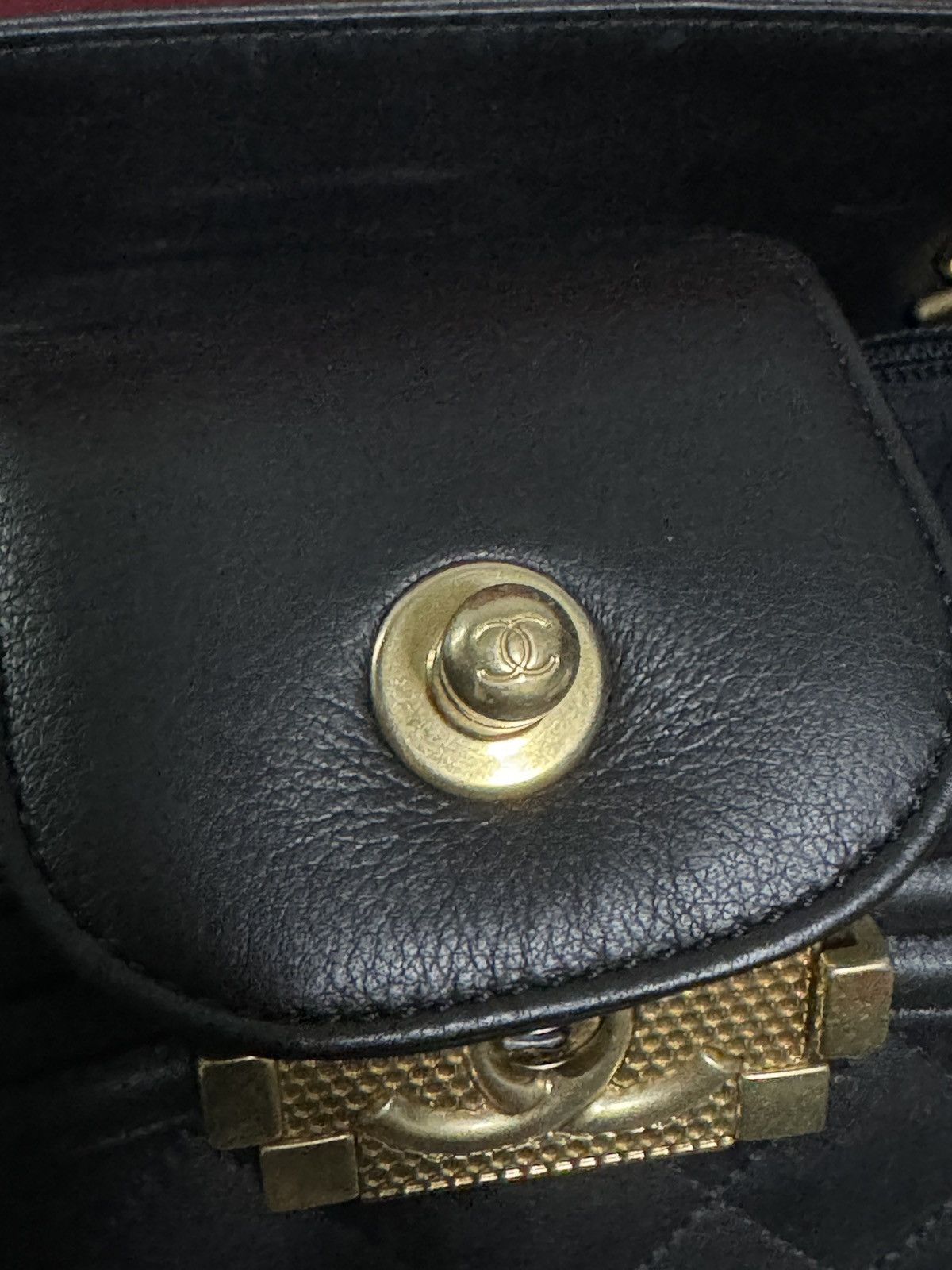 Chanel Rare 16K Chanel Boy Tote Bag Full Set with Receipt Size ONE SIZE - 3 Thumbnail