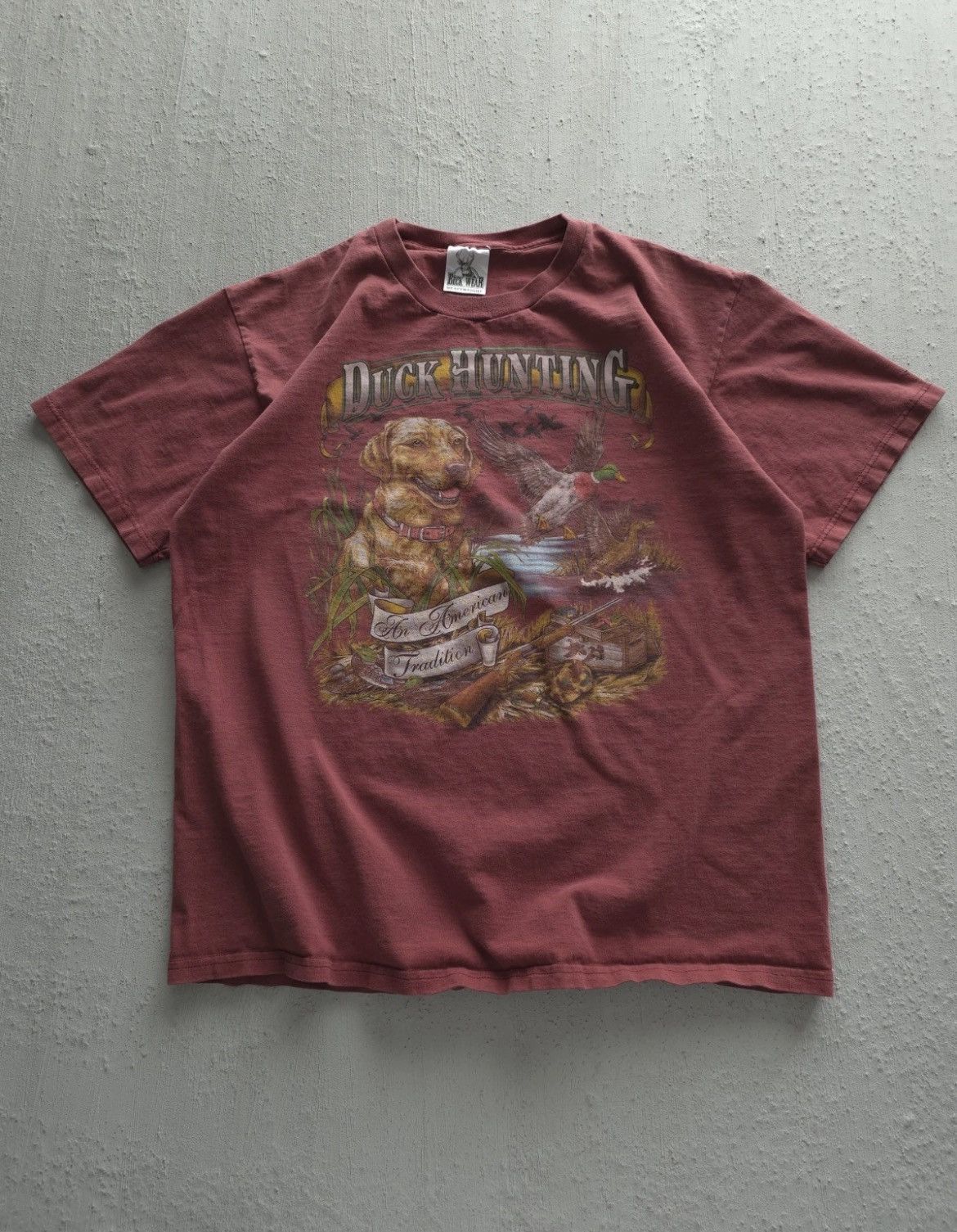 Vintage Hunting Tee Size US L / EU 52-54 / 3 - 1 Thumbnail