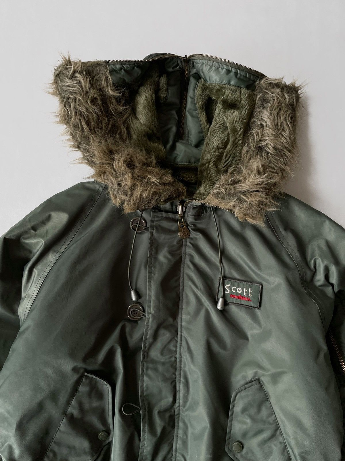 Vintage Vintage Scott fly bomber jacket Y2K Japanese style Size M / US 6-8 / IT 42-44 - 10 Thumbnail