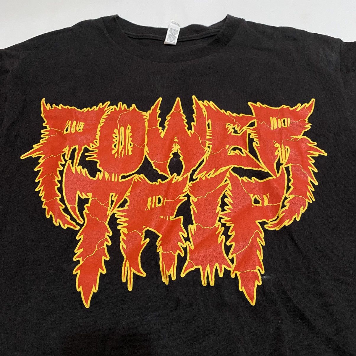 Band Tees Power Trip Spiky Snake Tshirt Band Thrash metal hardcore Size US M / EU 48-50 / 2 - 5 Thumbnail