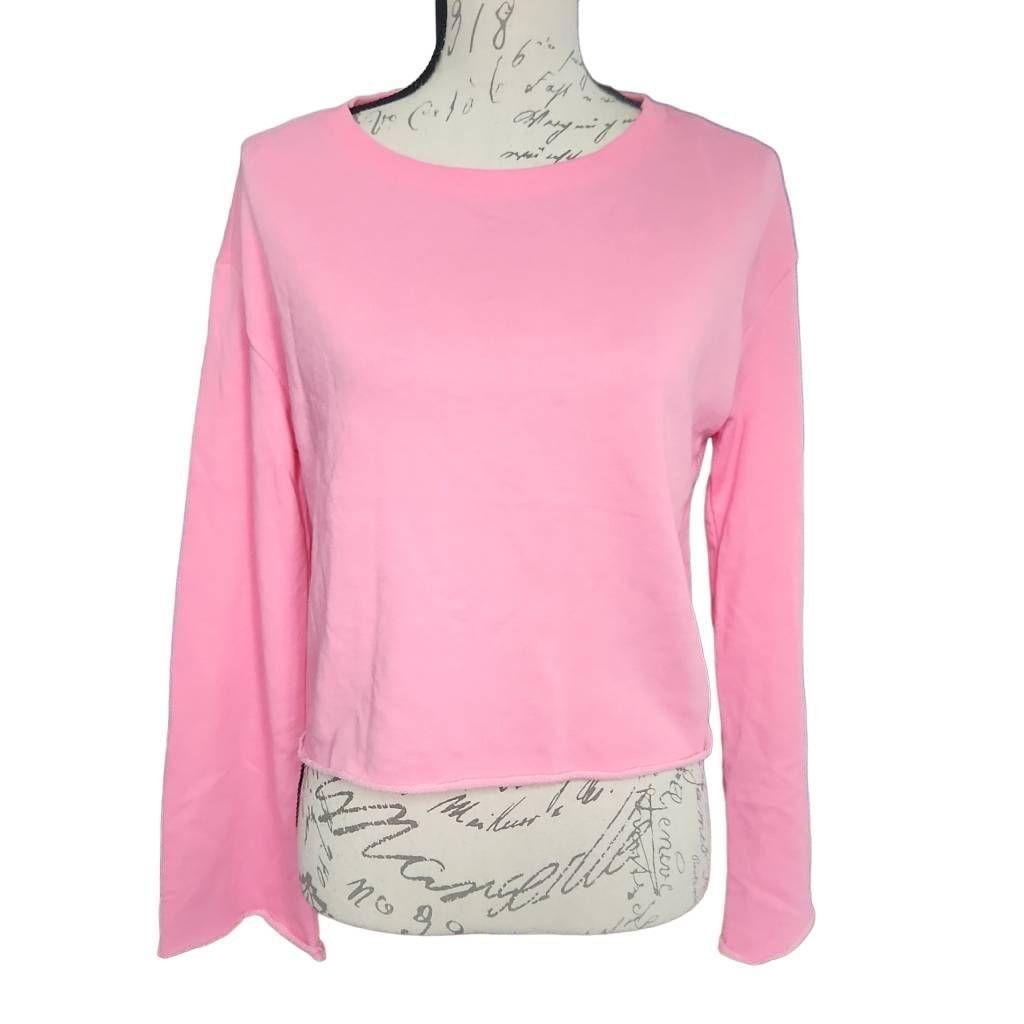 H&M Divided H&M Women's Size XS Pink Crop Sweatshirt Size XS / US 0-2 / IT 36-38 - 1 Thumbnail