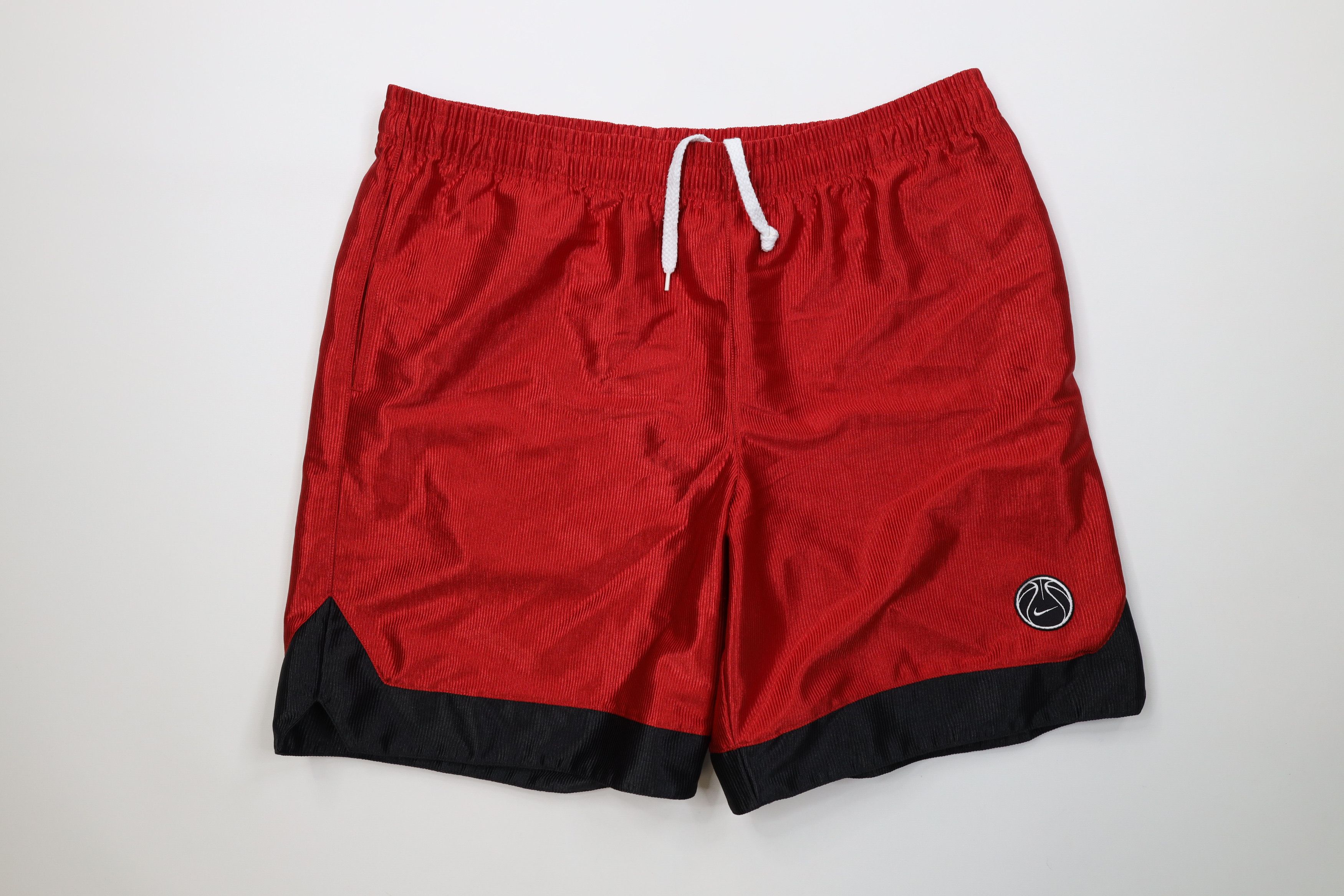 Nike Vintage Nike Scott Mini Swoosh Dazzle Basketball Shorts Red Size US 34 / EU 50 - 1 Thumbnail