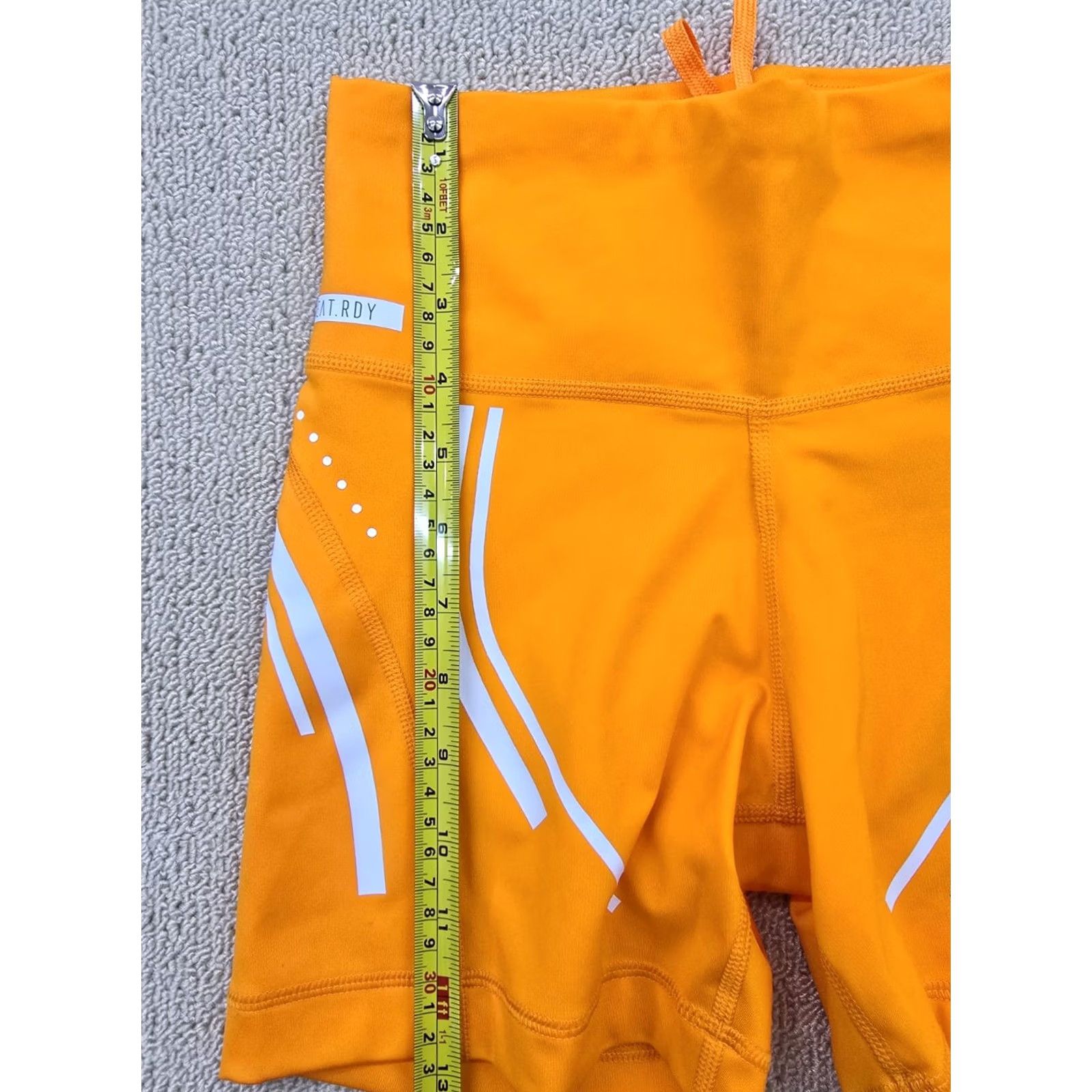 Stella McCartney Adidas By Stella McCartney Women’s XS Orange Athletic Running Shorts Size 26" / US 2 / IT 38 - 5 Thumbnail