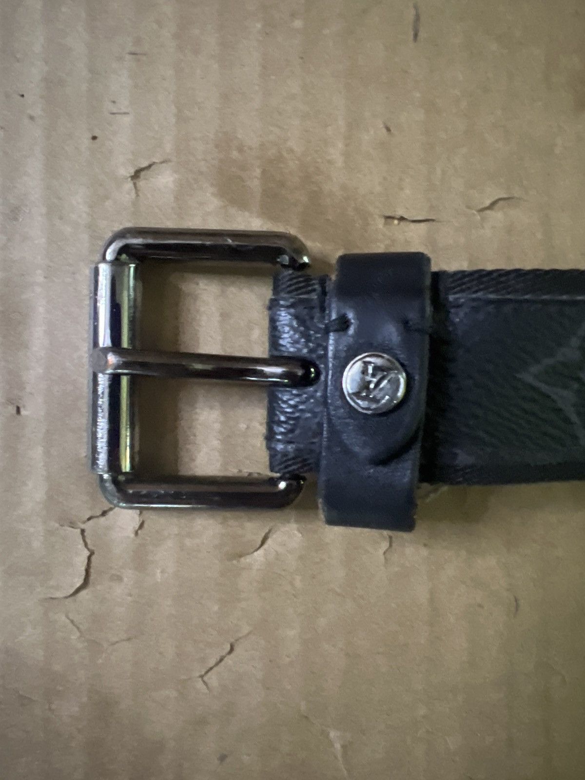 Louis Vuitton Louis Vuitton M0232 Belt Monogram Eclipse Signature 95/36 Size 36 - 1 Thumbnail