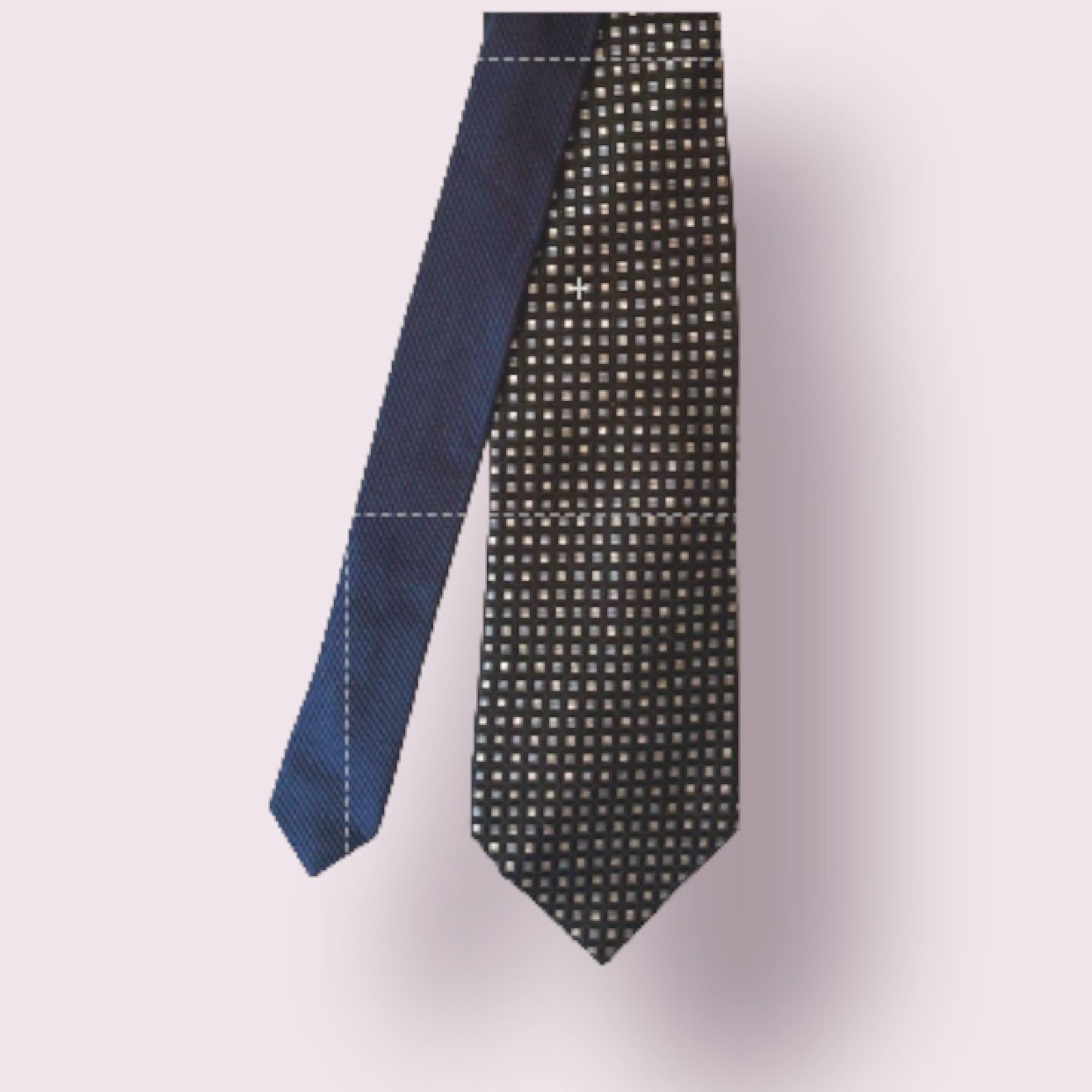 Tommy Hilfiger Tommy Hilfiger Silk Tie ~ Black & Blue ~ Necktie Size ONE SIZE - 1 Thumbnail