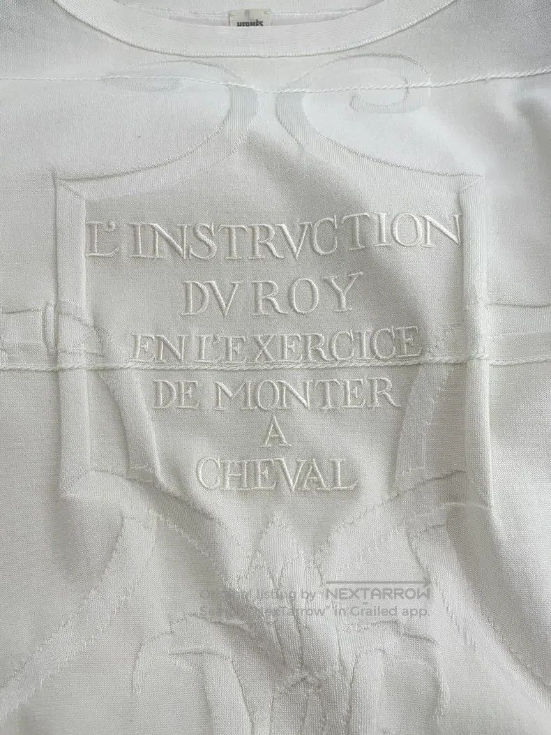 Other Hermes White Short Sleeve Knit Top Size XXS / US 00 / IT 34 - 3 Thumbnail