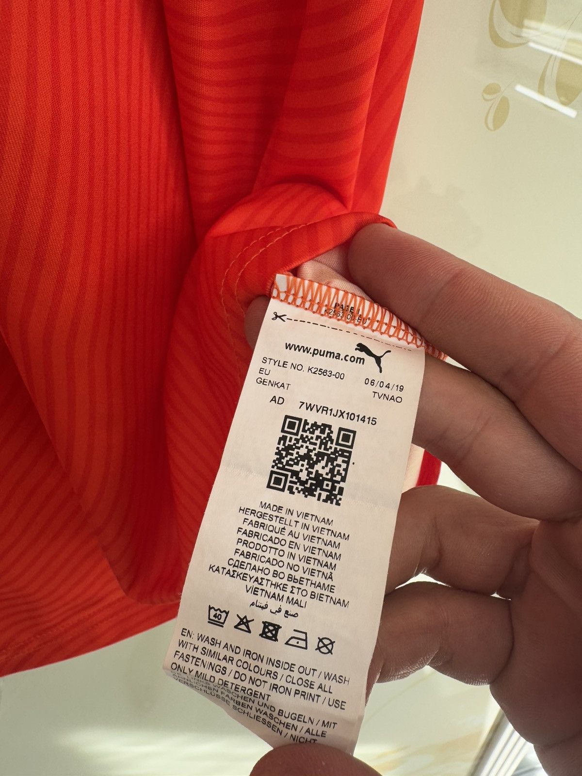 Puma Luton Town 2019-2020 Home Soccer Jersey Football Kit Shirt Size US XXL / EU 58 / 5 - 12 Thumbnail