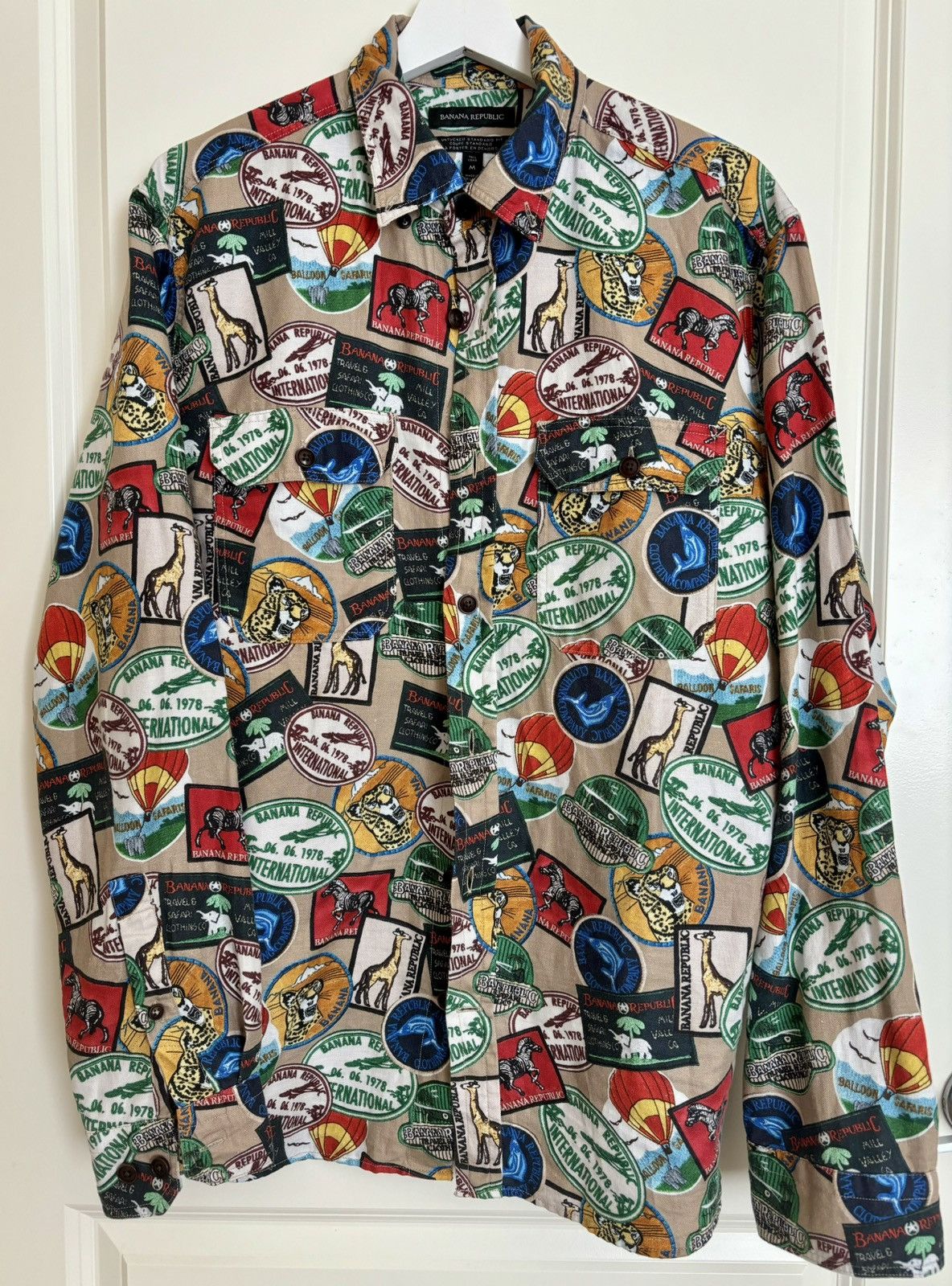 Banana Republic Banana Republic : Medium : Patchwork Expedition Shirt Size US M / EU 48-50 / 2 - 2 Thumbnail
