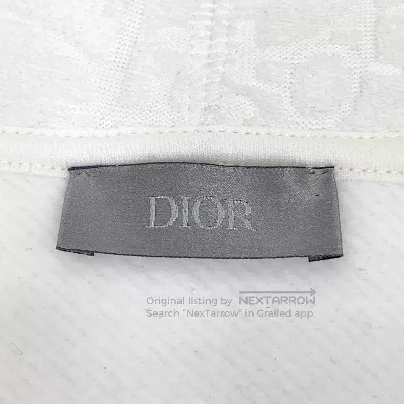Dior Dior White logo jacquard full print cotton hooded drawstri Size US S / EU 44-46 / 1 - 5 Thumbnail