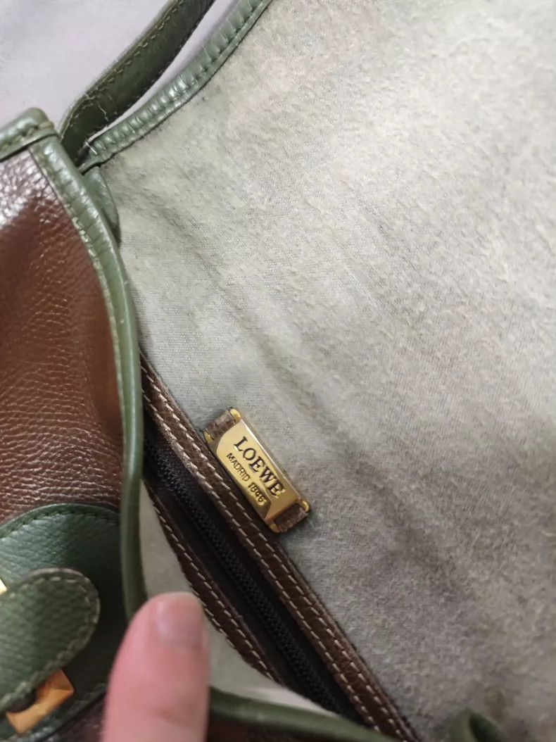 Loewe loewe Pre-loved small square saddle bag 2503-Nextarrow Size ONE SIZE - 3 Thumbnail
