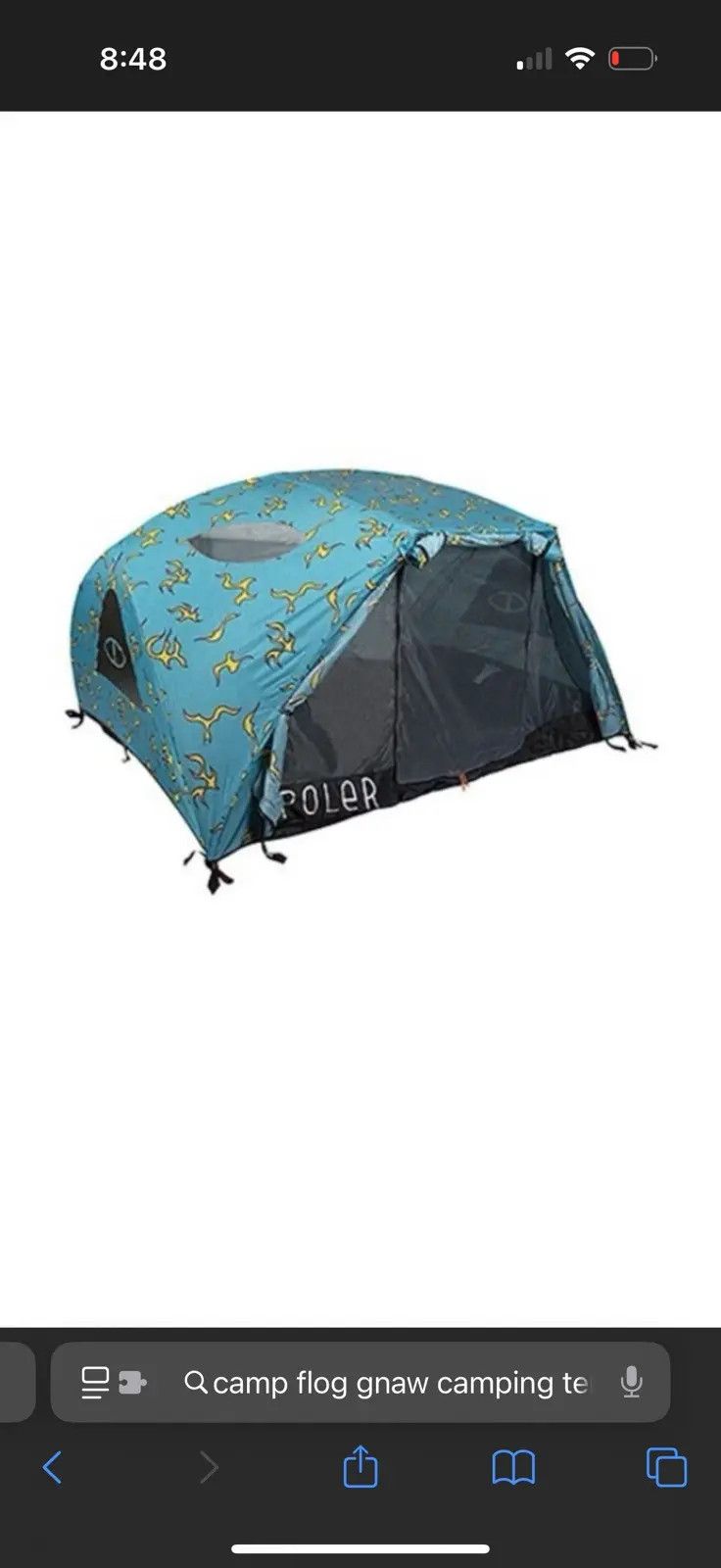 Golf Wang Poler x Camp Flog Gnaw Two-Person Tent (2018) Size ONE SIZE - 5 Thumbnail