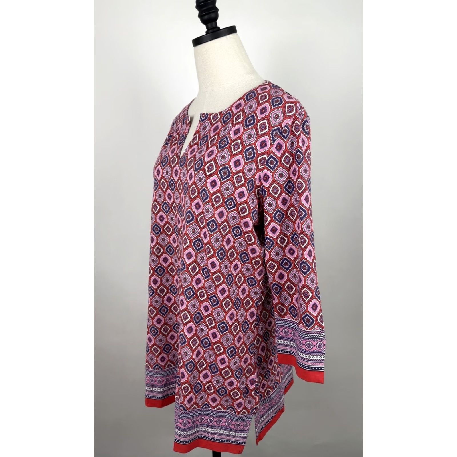Vintage VINTAGE Coolibar Shirt Womens L UPF 50+ Sun Protection St Lucia Tunic Top Paisley Size L / US 10 / IT 46 - 5 Thumbnail