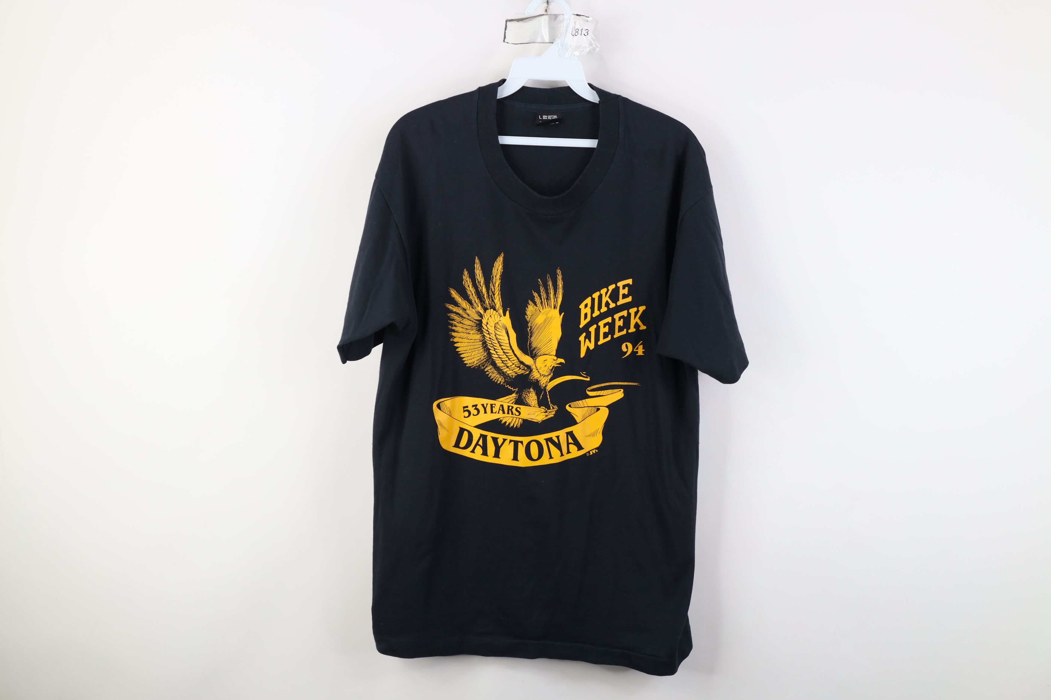 Vintage Vintage 90s Daytona Bike Week Motorcycle Eagle T-Shirt USA Size US L / EU 52-54 / 3 - 1 Thumbnail