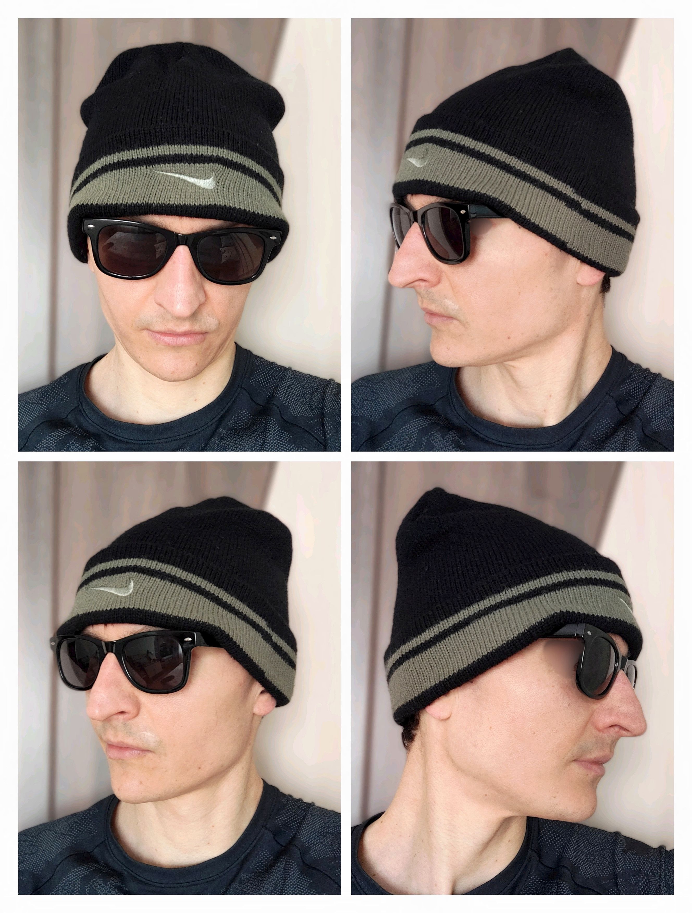Nike Vintage Nike Beanie Hat Swoosh Logo Canada Y2K Streetwear Size ONE SIZE - 3 Thumbnail