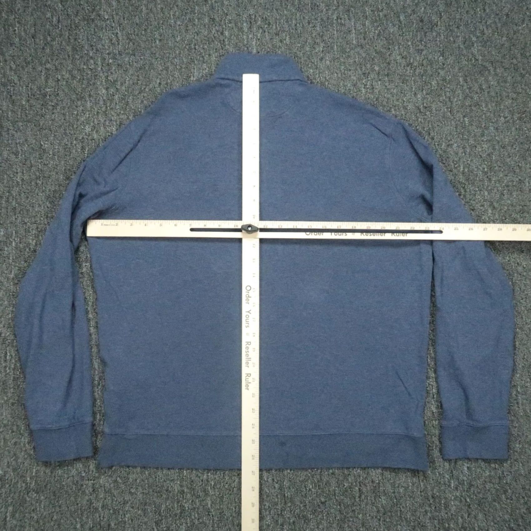 Polo Ralph Lauren Polo Ralph Lauren Pullover Sweater 1/4 Zip Mens L Blue Knit Mock Neck Jacket/Coat Style Shirt? Size US L / EU 52-54 / 3 - 6 Thumbnail