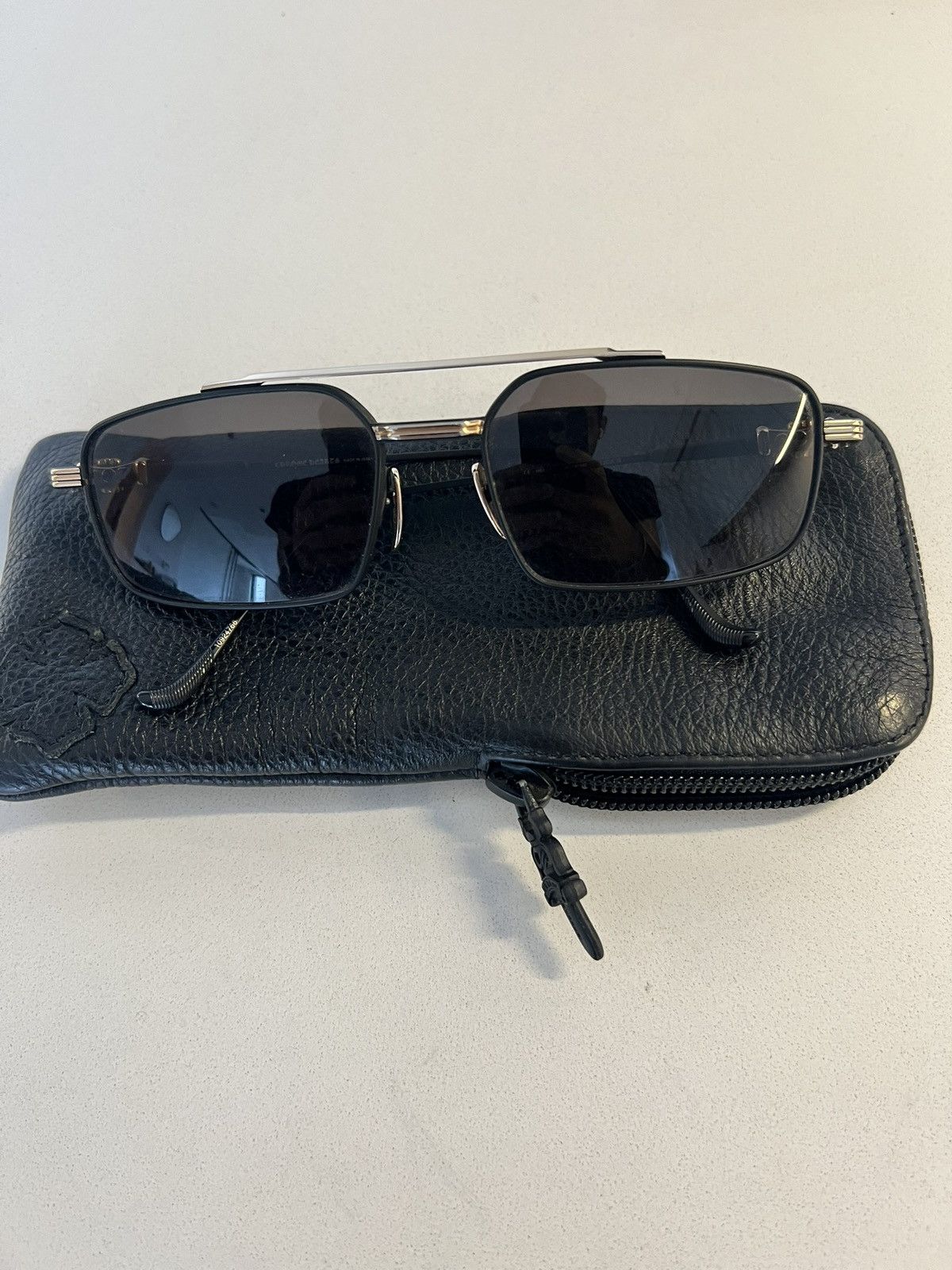Chrome Hearts Lick'N Sunglasses (gold) Size ONE SIZE - 4 Thumbnail