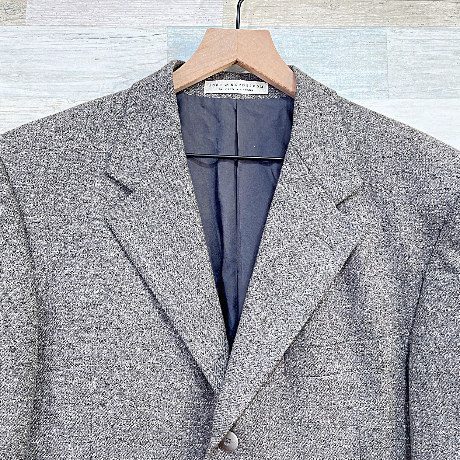 Ermenegildo Zegna Ermenegildo Zegna 100% Cashmere Tweed Sport Coat Gray 42R Size 42R - 2 Thumbnail