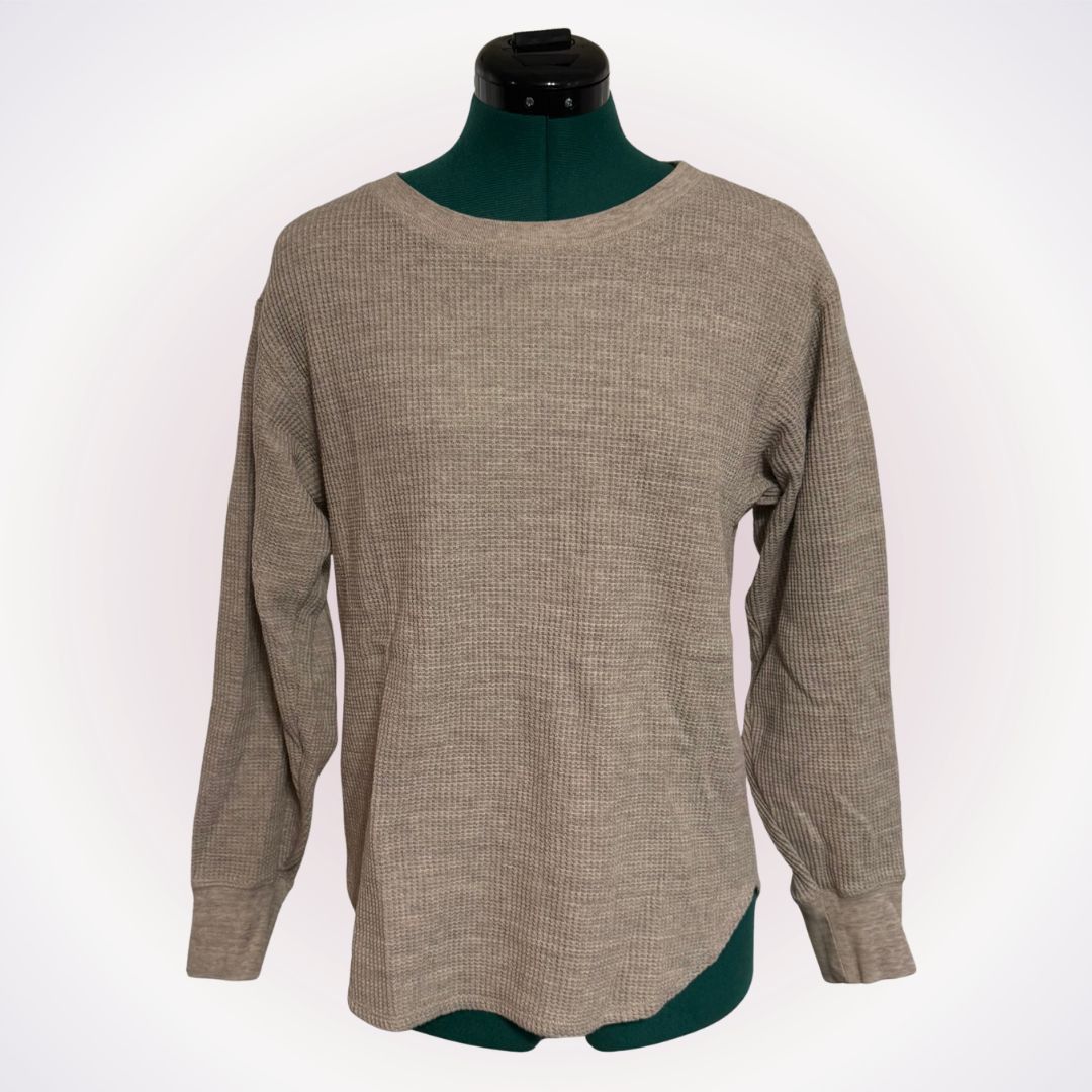 Uniqlo UNIQLO Waffle Knit Long Sleeve Top | Sz S Size S / US 4 / IT 40 - 1 Thumbnail