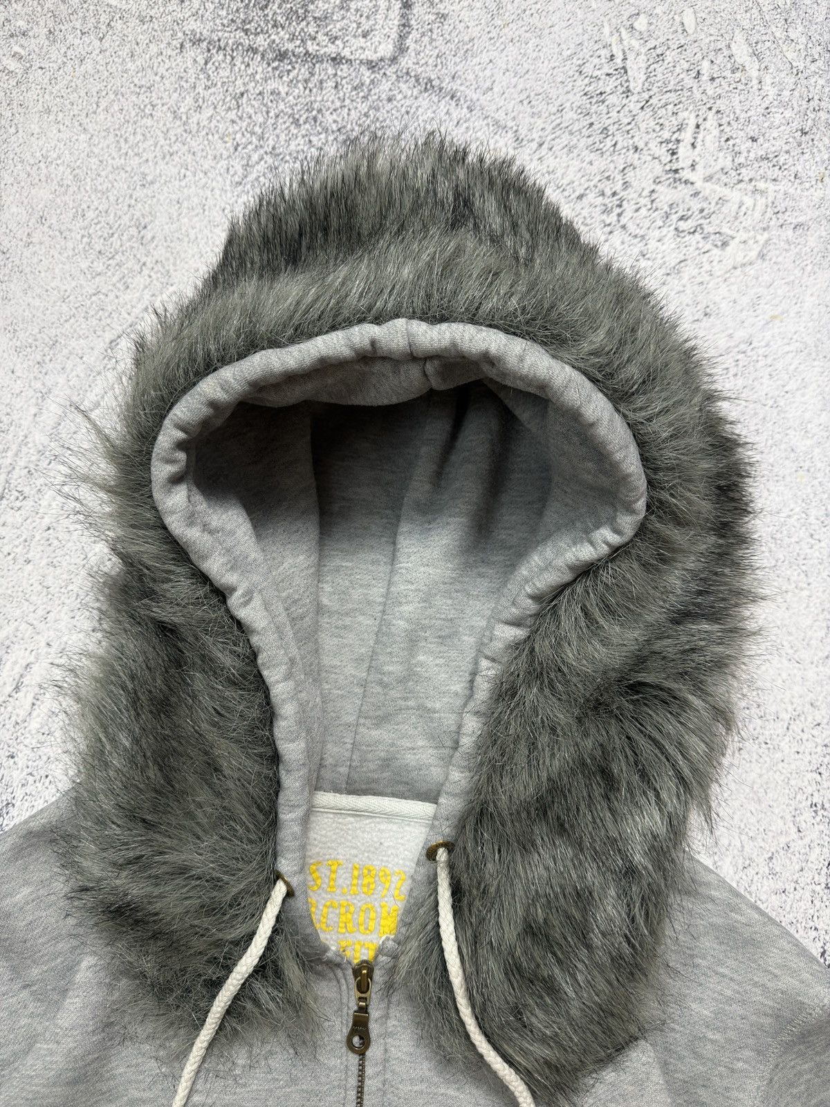 Abercrombie & Fitch Y2K Abercrombie & Fitch Faux Fur Zip Up Hoodie Cyber Size US M / EU 48-50 / 2 - 7 Thumbnail