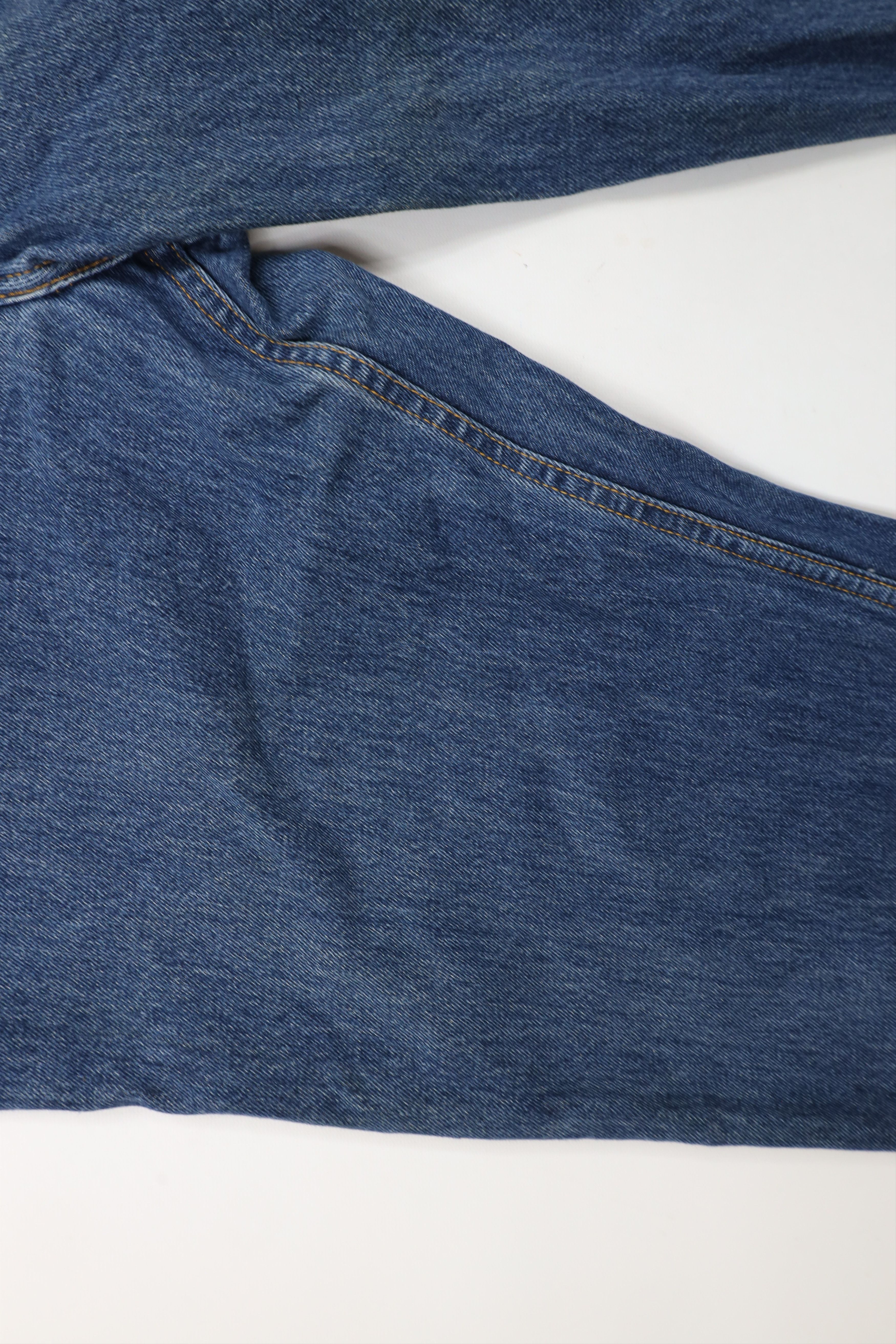 Levi's × Vintage Vintage Y2K 2002 Levis 550 Fit Denim Jeans Blue Cotton Size US 38 / EU 54 - 7 Thumbnail