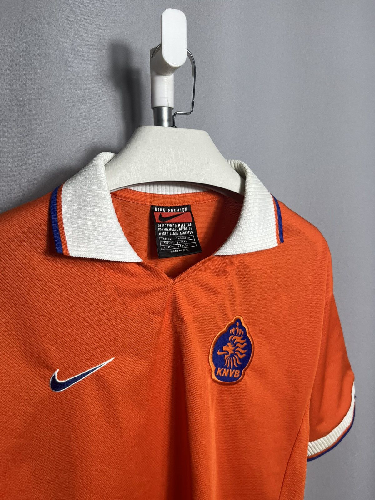 Nike HOLLAND NETHERLANDS 1996 1997 HOME FOOTBALL SHIRT Uhlenbeek Size US XL / EU 56 / 4 - 3 Thumbnail