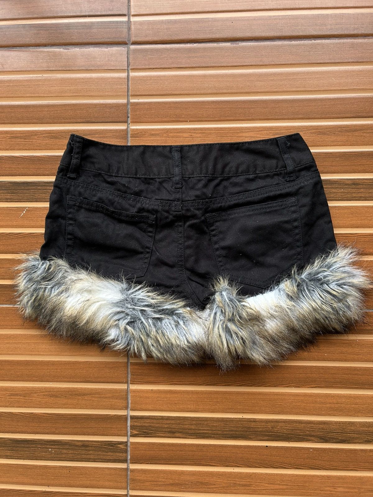 Isamu Katayama Backlash × Japanese Brand Dig deep japanese fur denim short wash Ifsixwasnine kmrii Size 29" - 3 Thumbnail