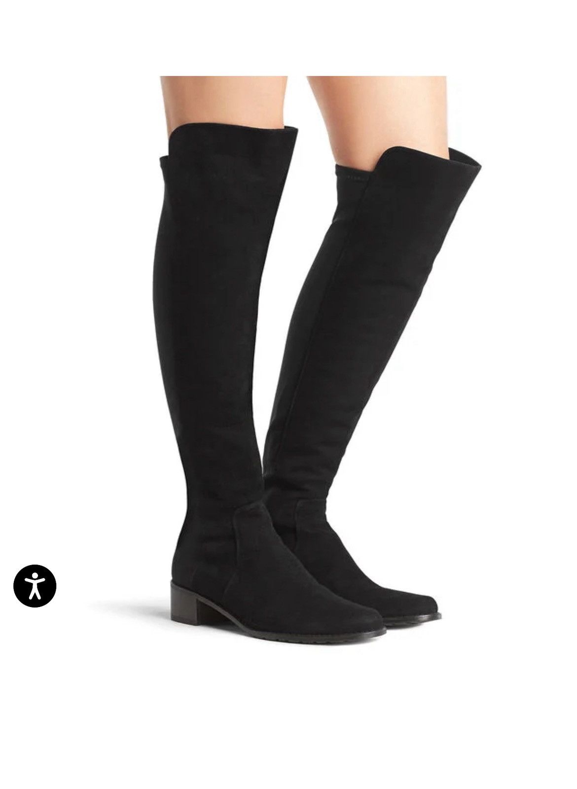 Stuart Weitzman Stuart Weitzman Black Suede Women’s Boots Size 41 Size US 11 / IT 41 - 1 Thumbnail