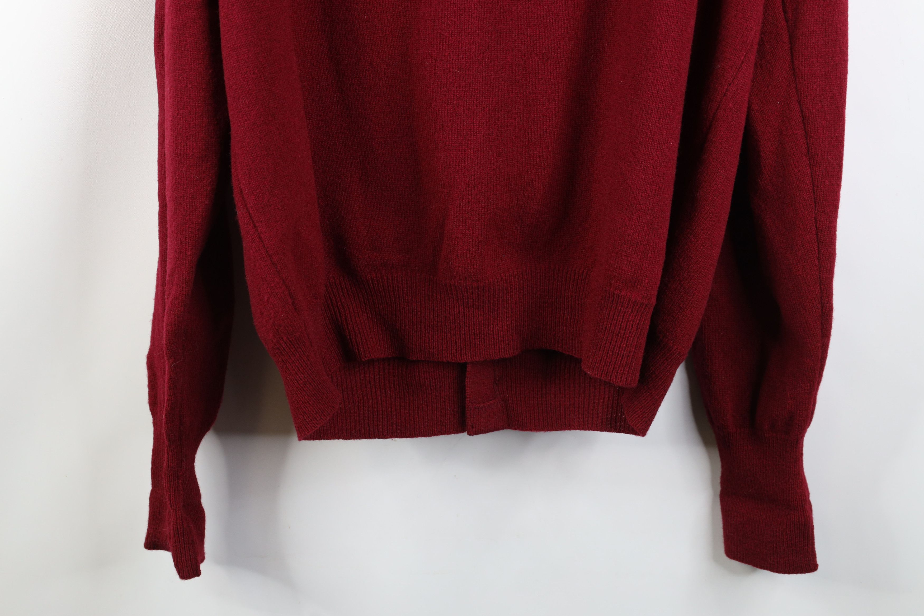 Vintage Vintage 70s Streetwear Knit Kurt Cobain Cardigan Sweater Red Size US XL / EU 56 / 4 - 13 Thumbnail