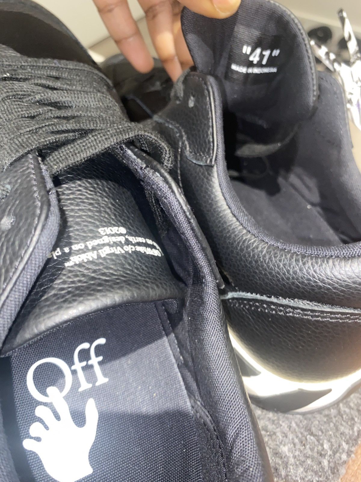 Off-White OFF WHITE LOW VULCANISED CALF LEATHER Size US 7 / EU 40 - 13 Thumbnail