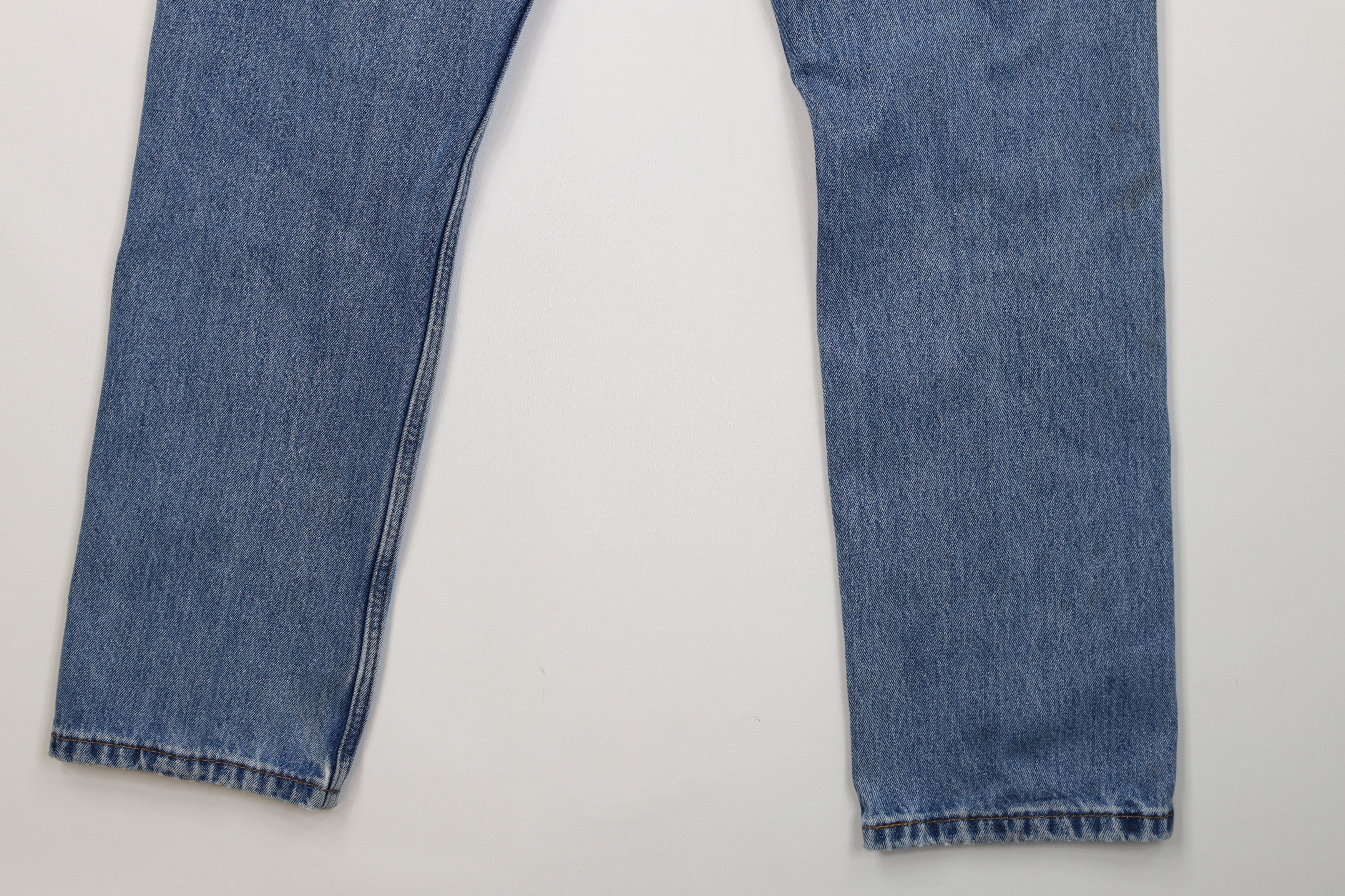 Levi's Vintage Y2K Levis 505 Regular Straight Leg Denim Jeans Blue Size US 30 / EU 46 - 16 Thumbnail