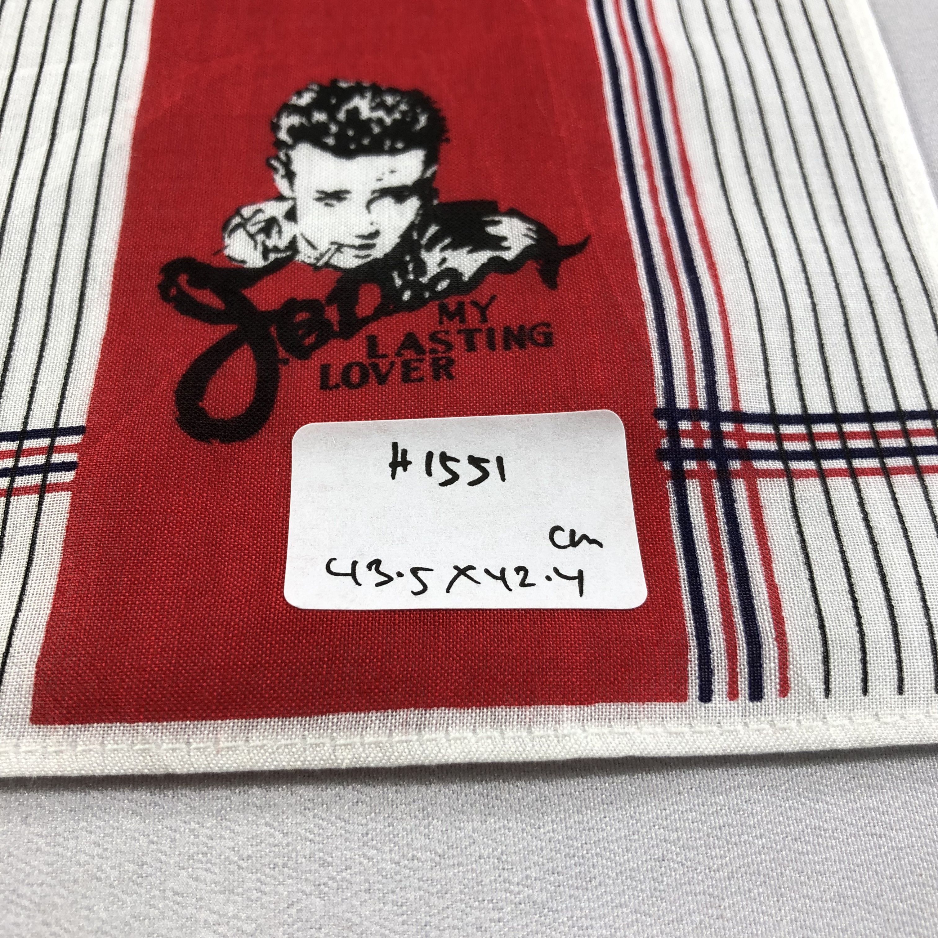 Vintage Vintage James Dean Handkerchief Neckerchief Bandana H1551 Size ONE SIZE - 5 Thumbnail