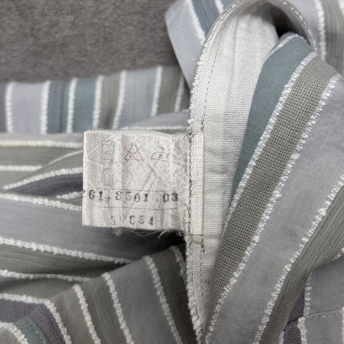 Balmain Pierre Balmain Open Collar Relaxed Fit Multicolor Striped Size US L / EU 52-54 / 3 - 10 Thumbnail