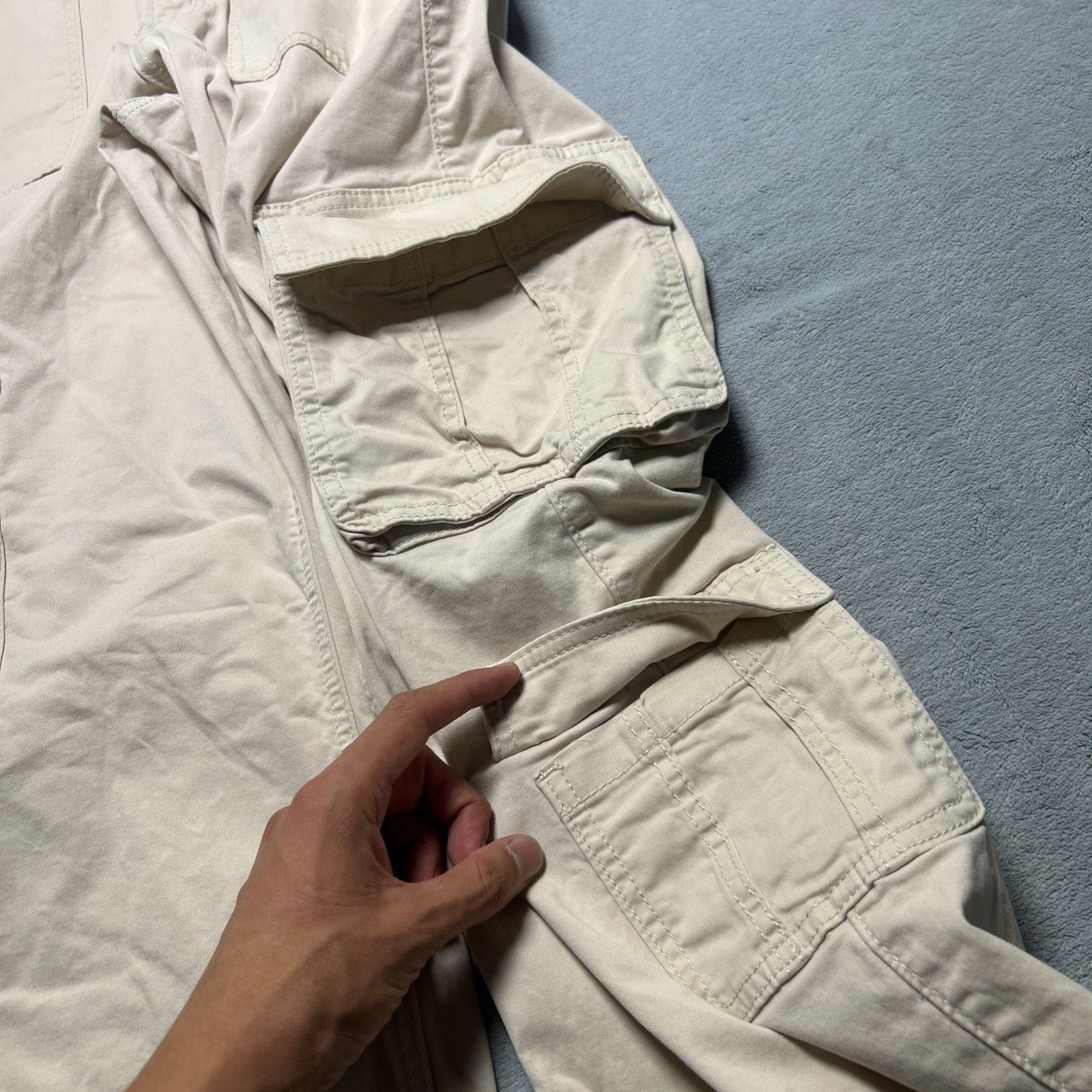 Hollister Cargo Beyond Baggy Jeans Women 2 26x30 Hamilton Loose Baggie Size 26" / US 2 / IT 38 - 7 Thumbnail