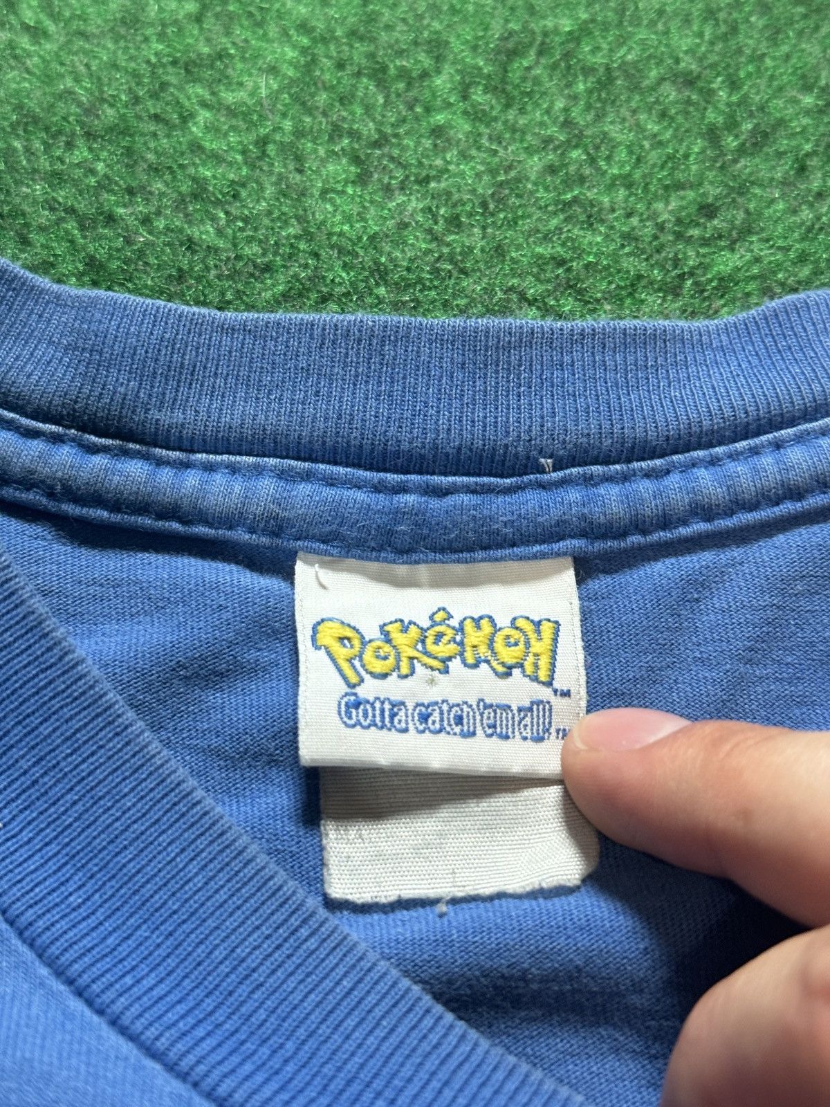 Pokemon × Vintage vtg 90s y2k Pokemon Pikachu Nintendo Blue XS Anime T shirt Size US XS / EU 42 / 0 - 4 Thumbnail