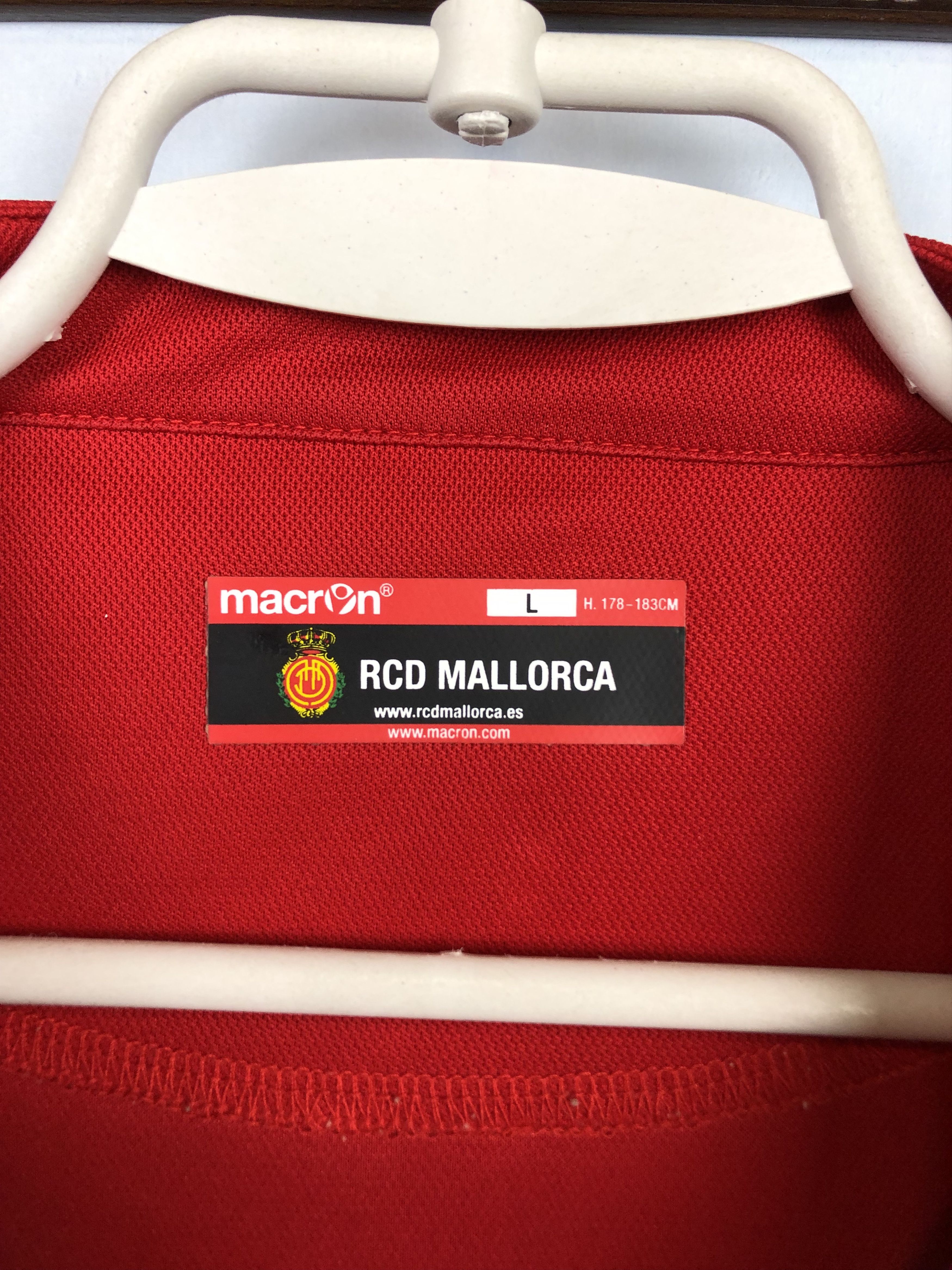 Macron 2016 Mallorca 100 Anniversary Shirt Football Soccer Jersey Size US L / EU 52-54 / 3 - 7 Thumbnail