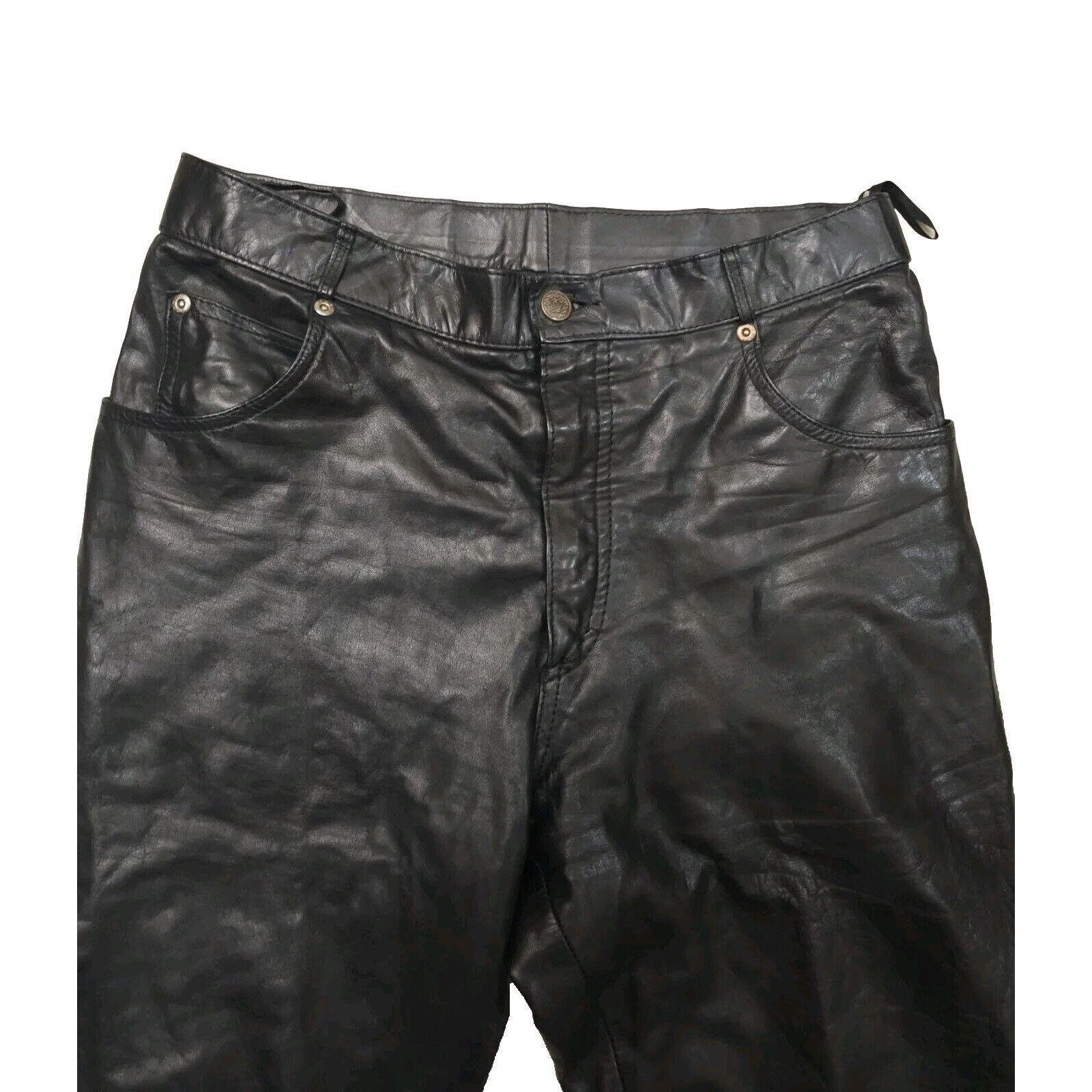 Wilsons Leather Wilsons Suede & Leather Y2K VTG 90s Genuine Leather 31 W 28 Size 31" - 7 Thumbnail