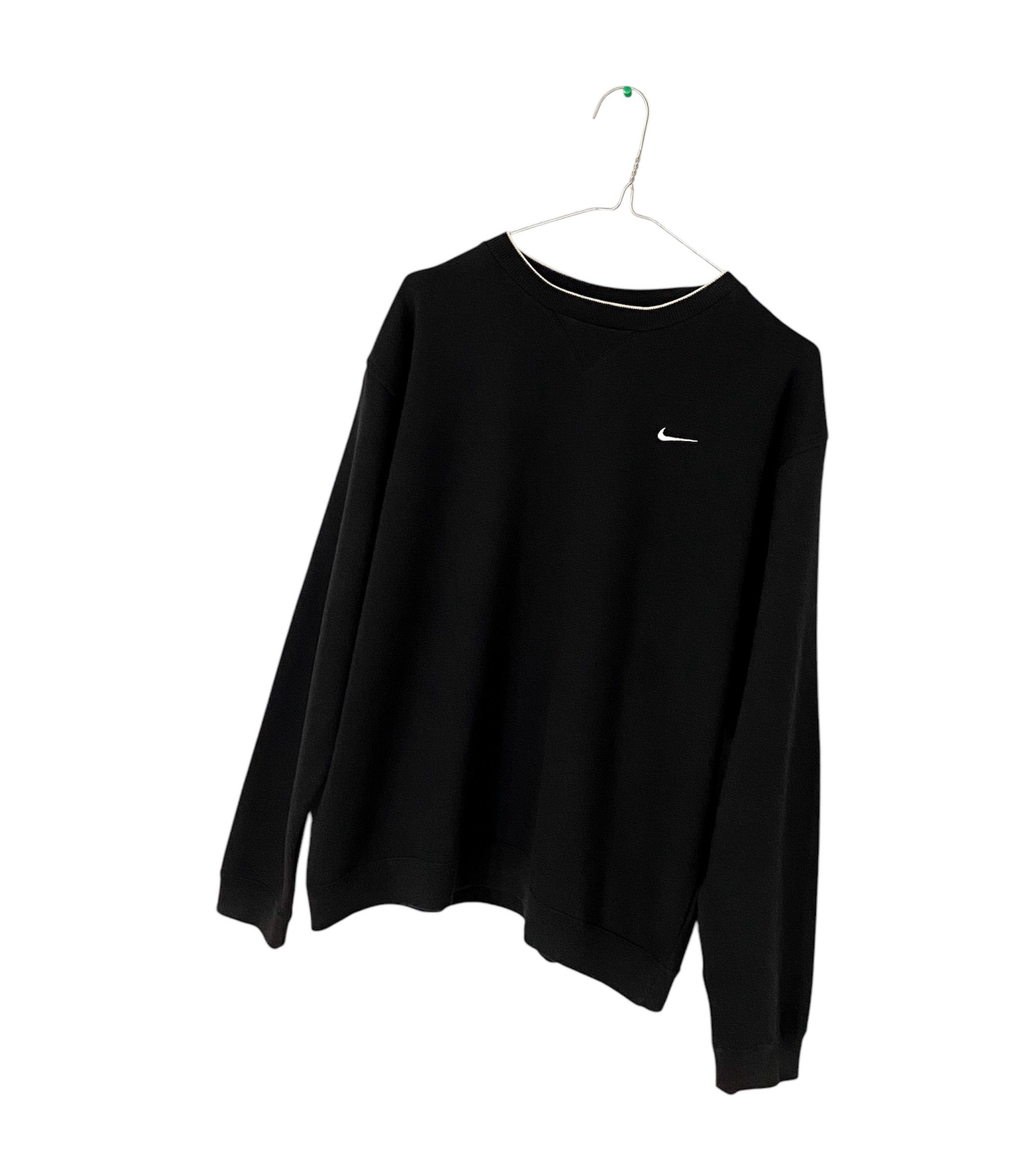 Nike Vintage Nike Embroidered Swoosh Logo Black Sweatshirt Size US S / EU 44-46 / 1 - 3 Thumbnail