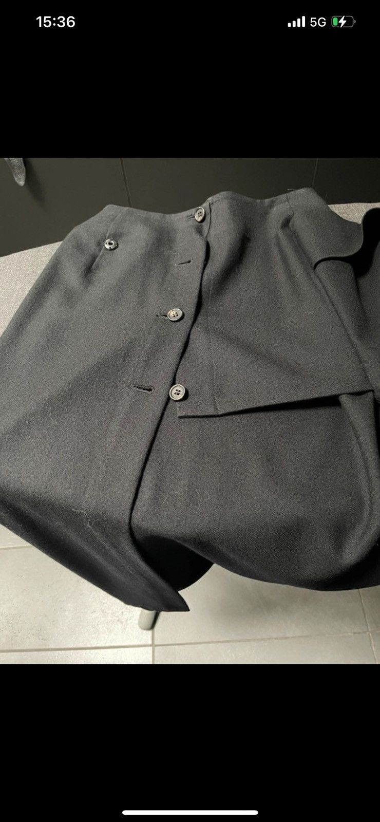 Yohji Yamamoto Yohji Yamamoto wool skirt Size 26" / US 2 / IT 38 - 4 Thumbnail