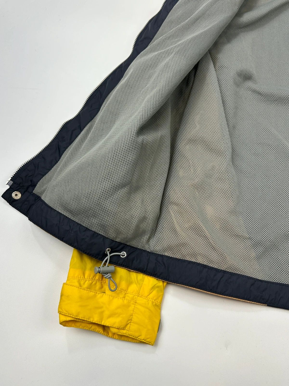 Comme des Garcons CDG Shirt SS2009 Yellow & Blue Block Nylon Hooded Jacket Size US S / EU 44-46 / 1 - 14 Thumbnail