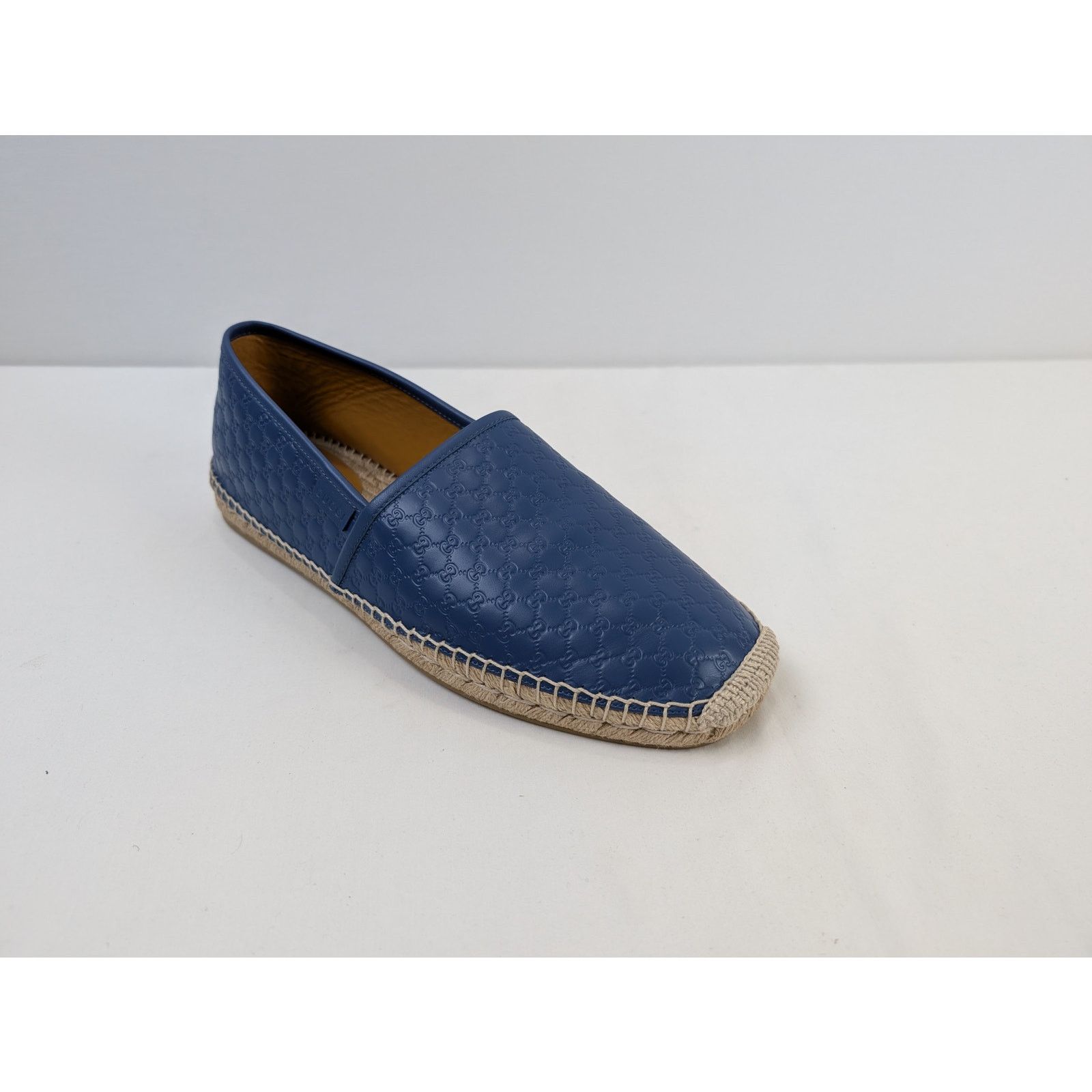 Gucci o1rshd1 Micro shoe Boots in Blue/Beige Size US 12.5 / EU 45-46 - 3 Thumbnail