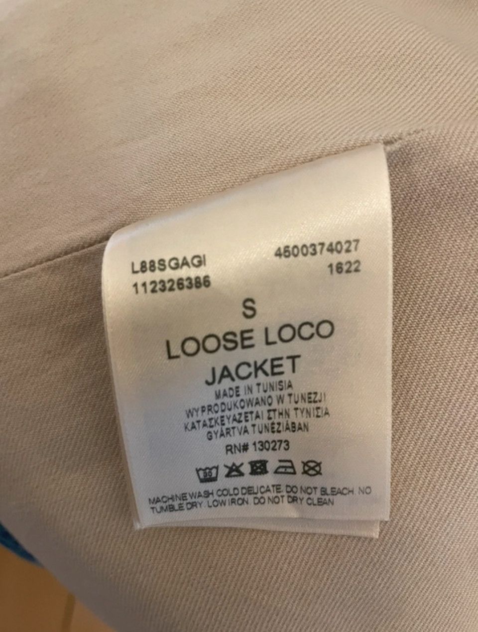 Lee Lee Loose Loco Jacket Denim/ Jeans Size US S / EU 44-46 / 1 - 3 Thumbnail
