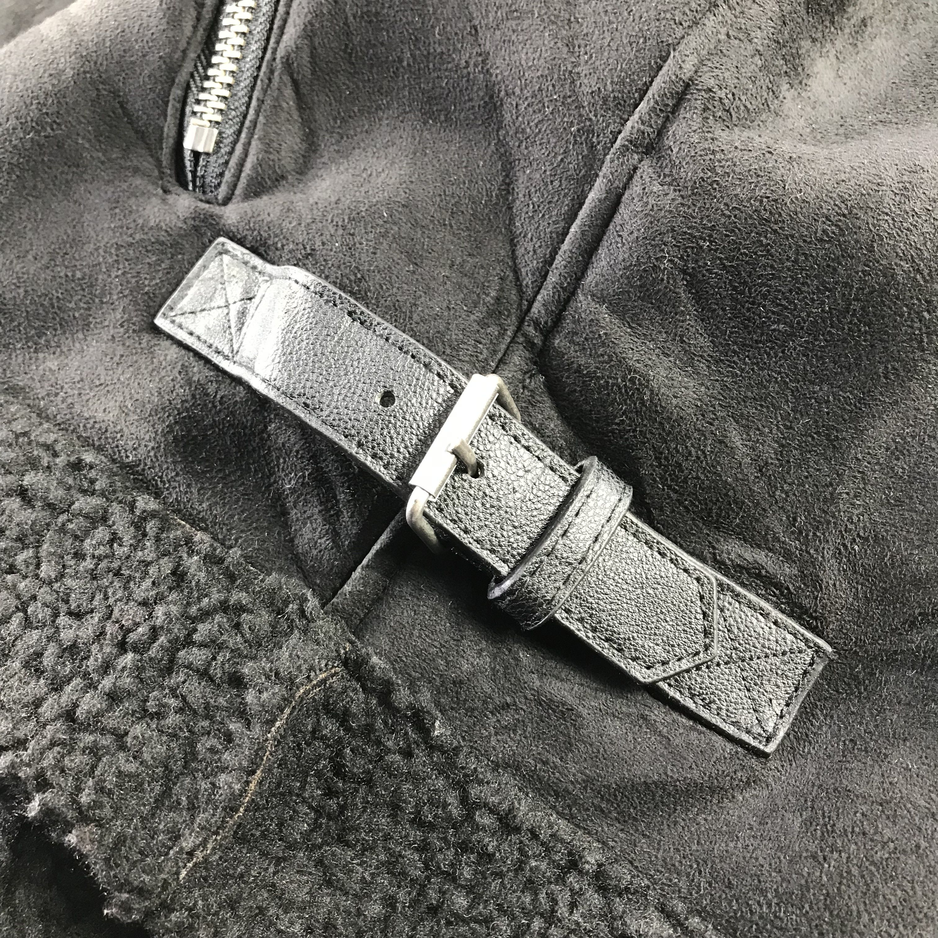 Japanese Brand Faux Suede Biker Zipper Jacket Size US L / EU 52-54 / 3 - 6 Thumbnail