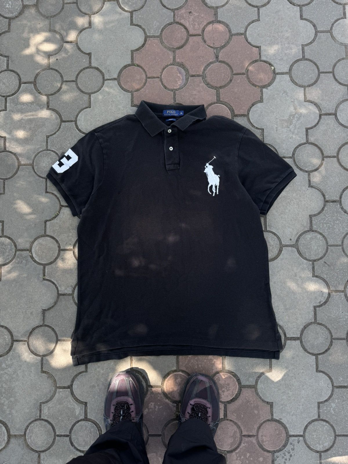 Polo Ralph Lauren Vintage Ralph Lauren Big Pony Polo Tee Size US XL / EU 56 / 4 - 1 Thumbnail