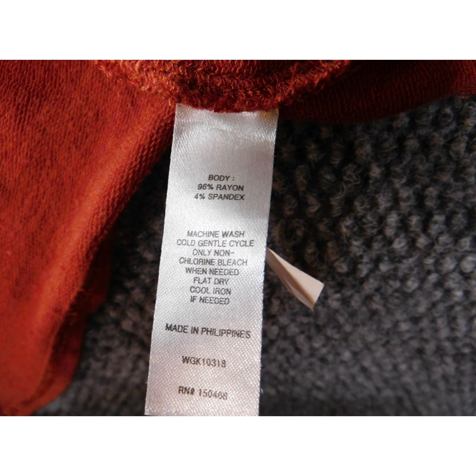 Vintage Magnolia Grace Womens Sweater Medium Orange Crew Neck Long Sleeve Pullover Knit Stretch Casual Winter Classic M Size M / US 6-8 / IT 42-44 - 7 Thumbnail