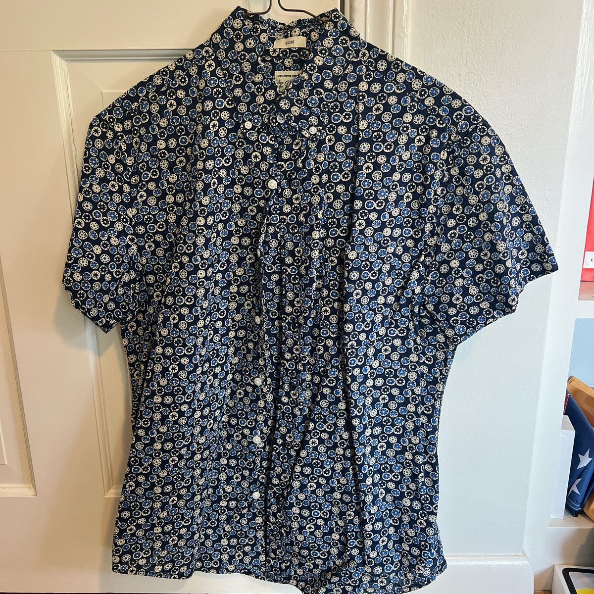 J.Crew J Crew Seersucker Short Sleeve Size US M / EU 48-50 / 2 - 1 Thumbnail